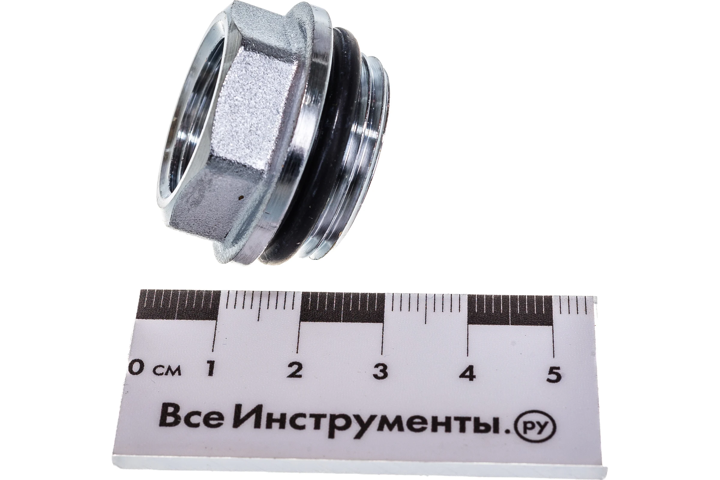 Хромированный концевой переходник FAR 3/4"НР х 1/2"ВР FK 4200 3412