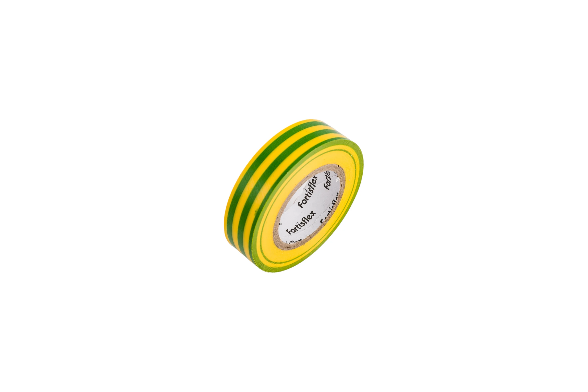 Изолента FORTISFLEX ПВХ 15 ммх0.15 ммх10 м желто-зеленая 71229