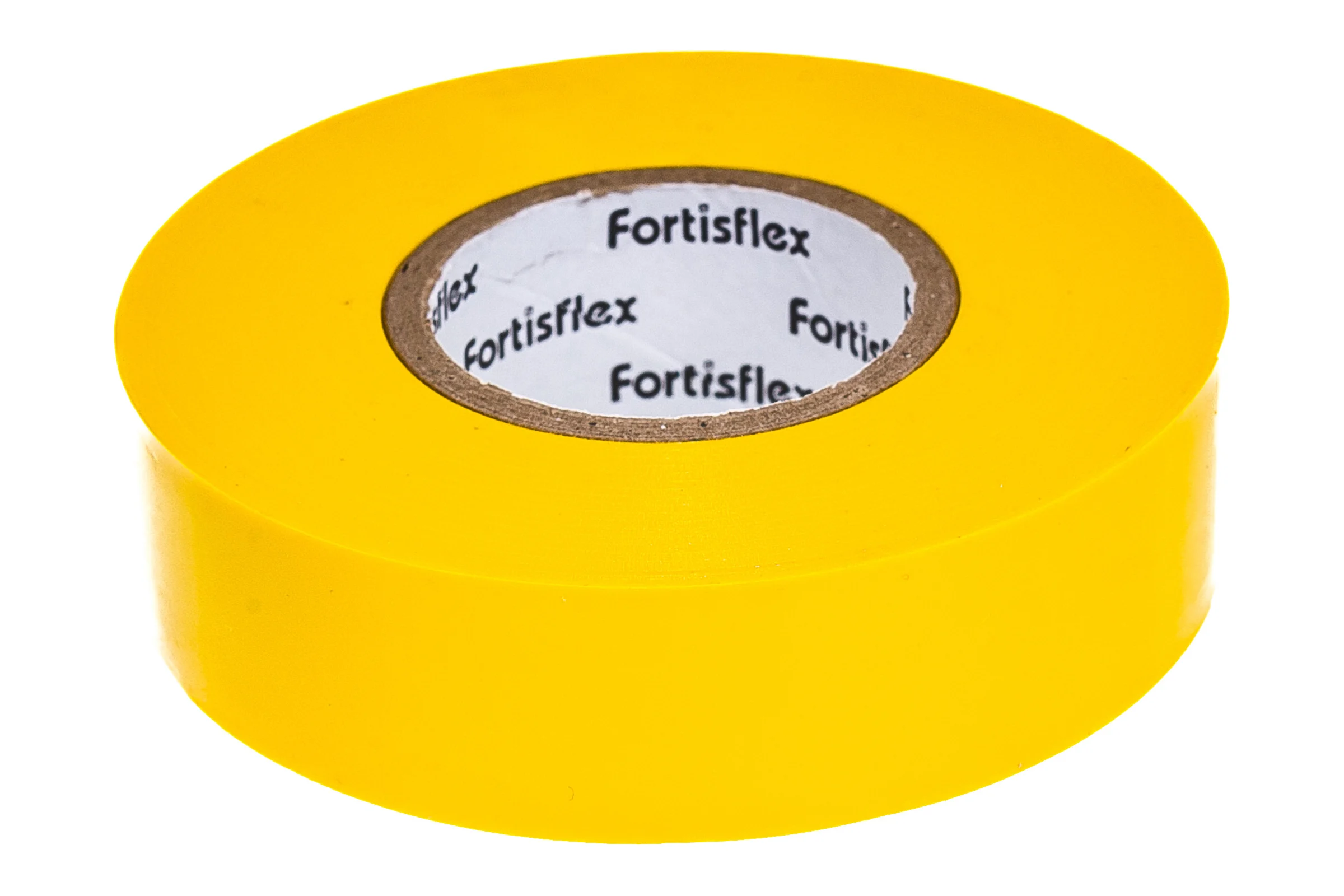 Изолента ПВХ FORTISFLEX 19 ммх0.15 ммх20 м желтая 71232