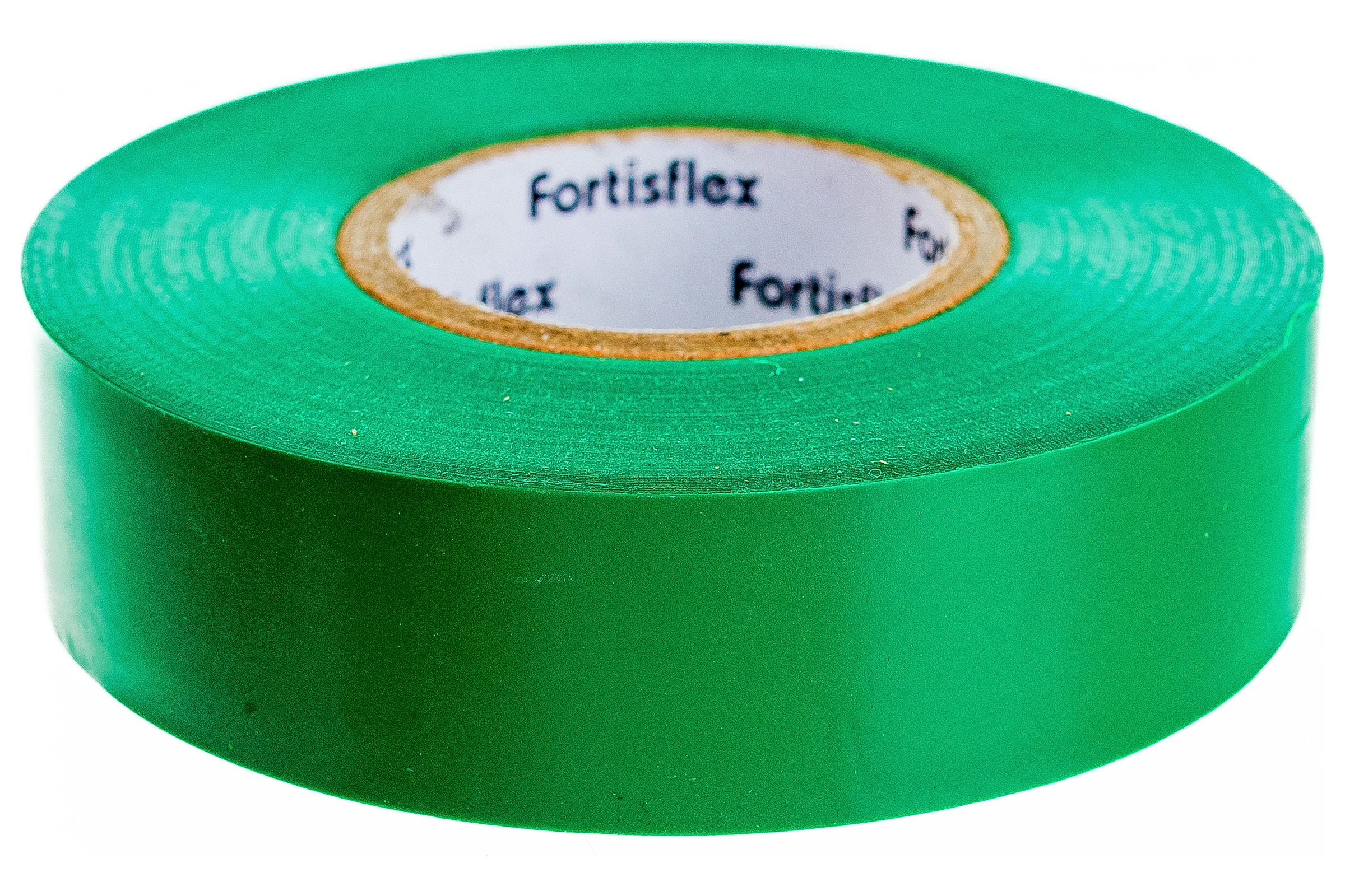 Изолента ПВХ FORTISFLEX 19 ммх0.15 ммх20 м зеленая 71233