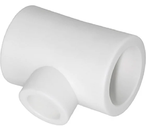 Переходной тройник RTP ppr 75x40x75, белый 15997