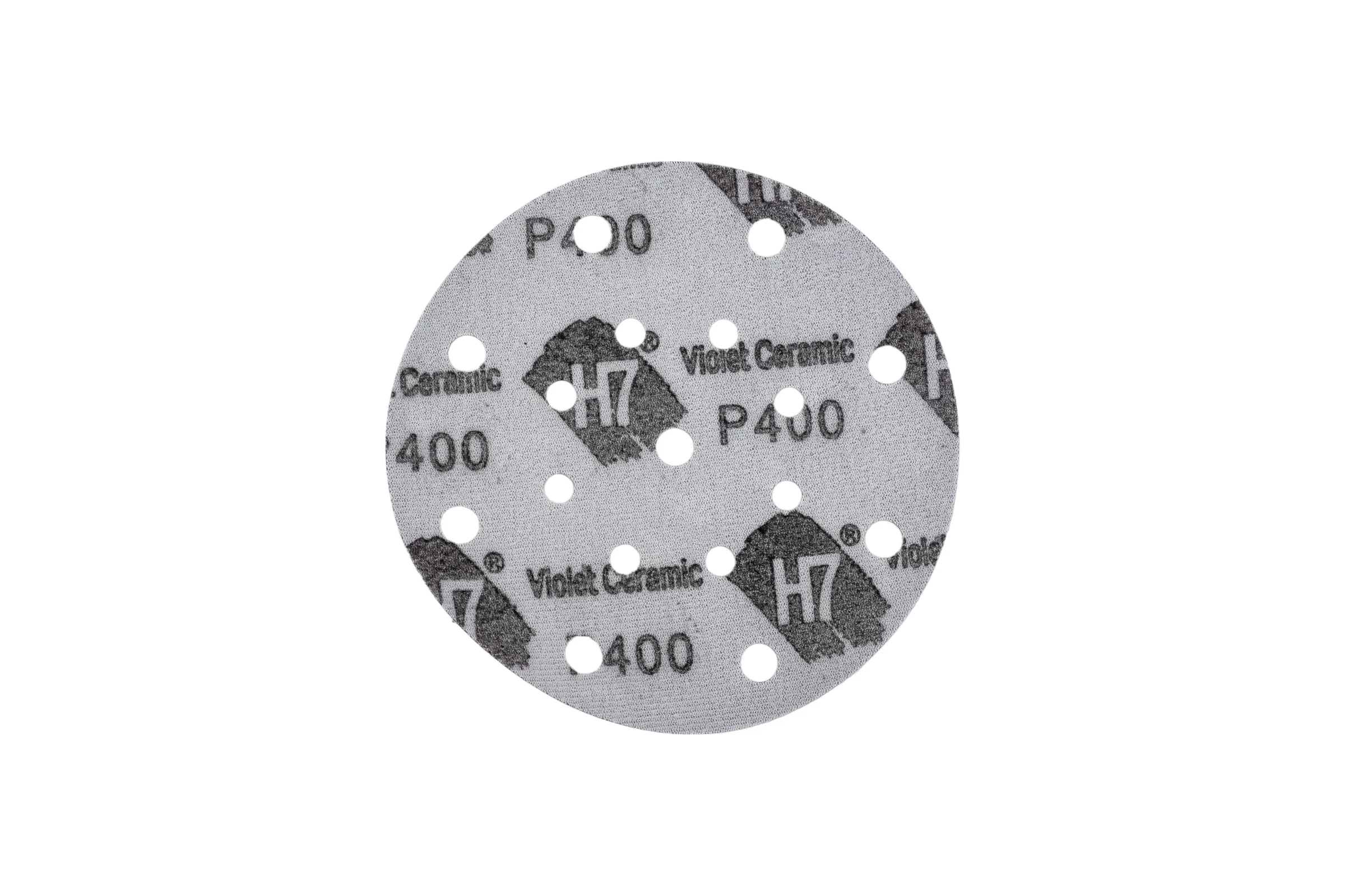 Круг абразивный Violet 150 мм, 100 шт, 17 отв, P 400, керамическое зерно Н7 H7 384974