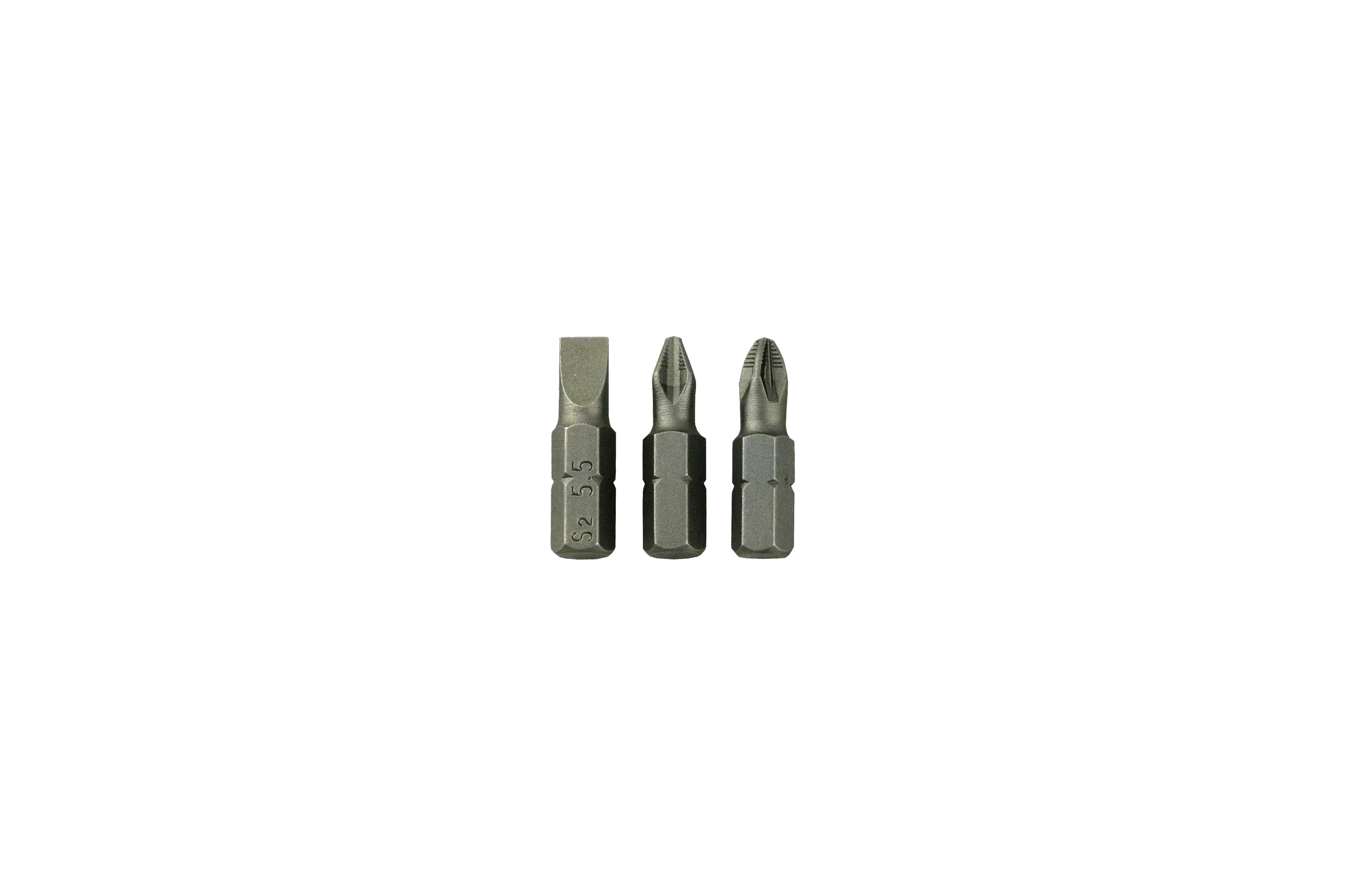 Набор вставок Lite (SL5.5, Ph2, Pz2; 25 мм; 3 шт.) Brigadier 39654