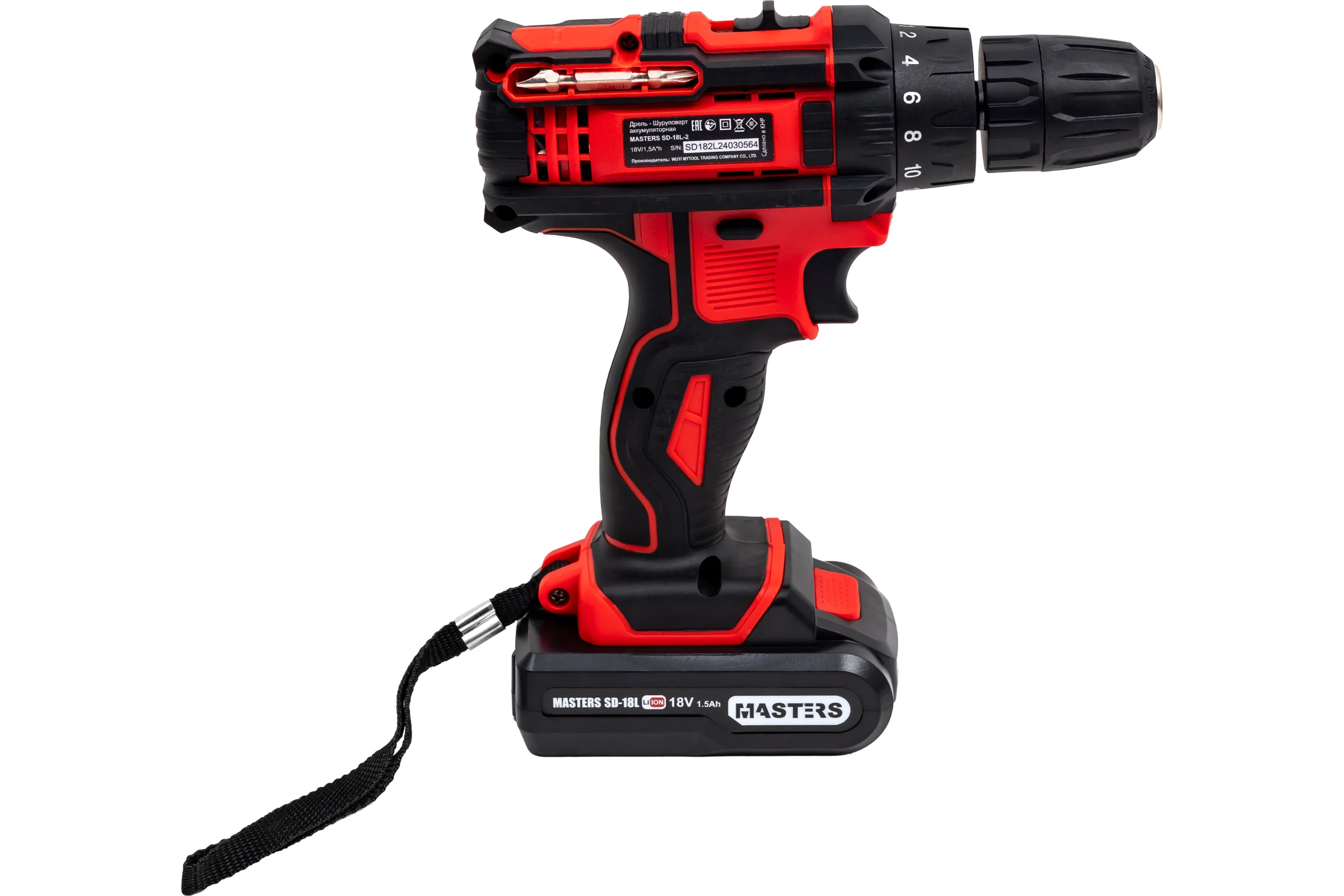 Аккумуляторная дрель-шуруповерт MASTERS SD-18L-2 18810