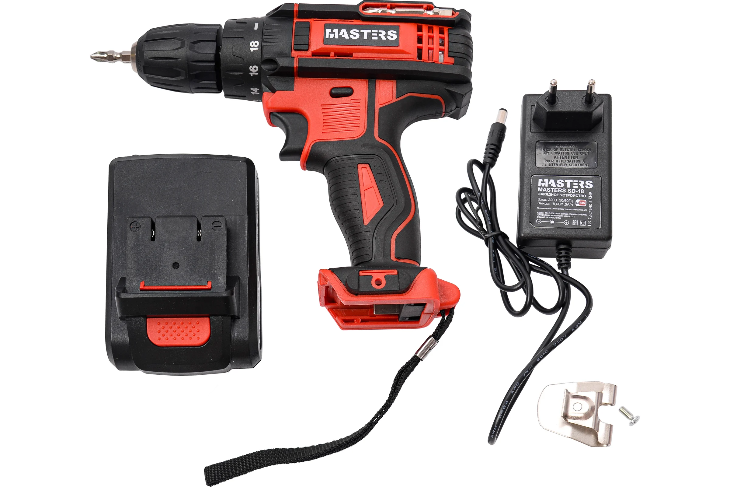 Аккумуляторная дрель-шуруповерт MASTERS SD-18L 18809