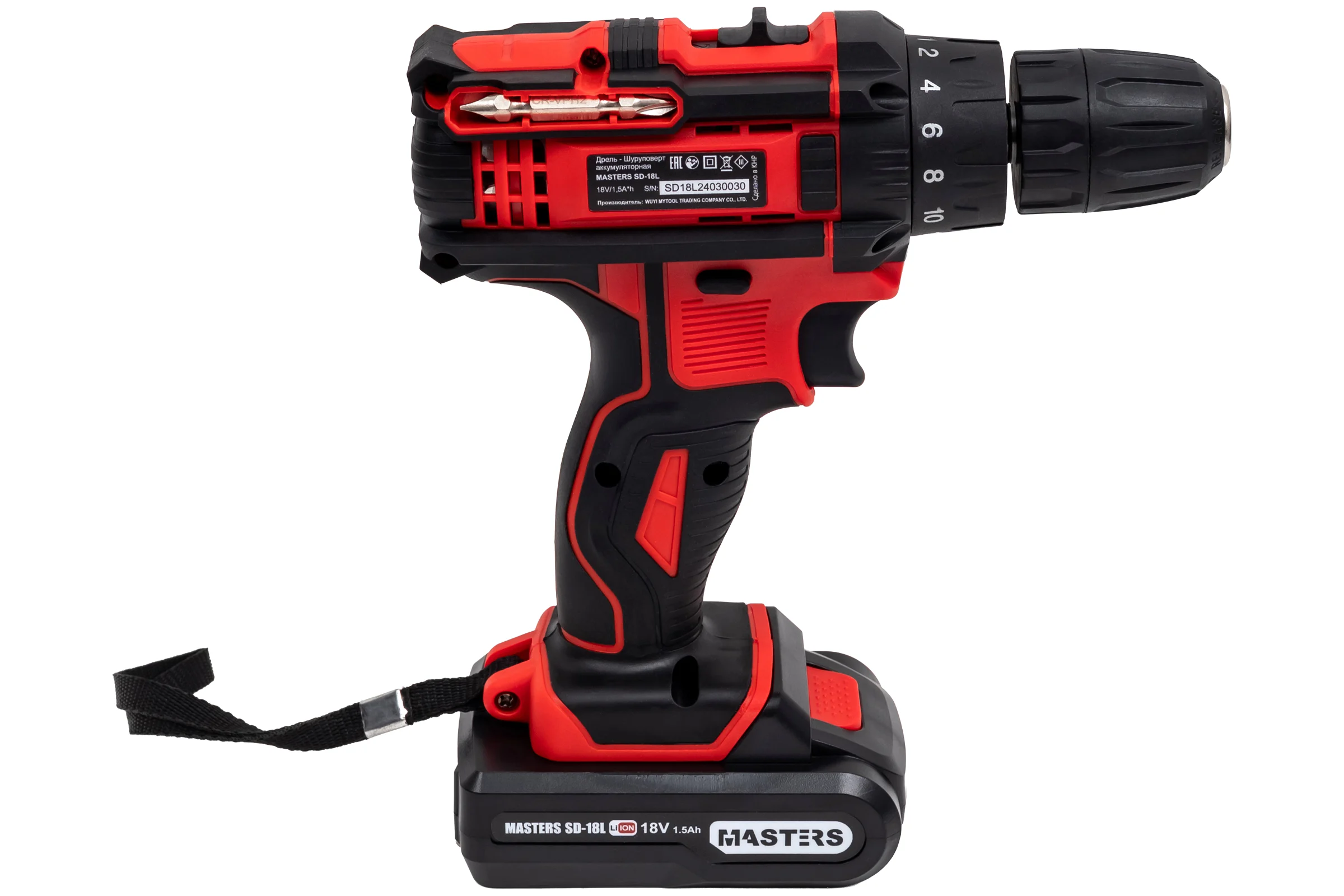 Аккумуляторная дрель-шуруповерт MASTERS SD-18L 18809