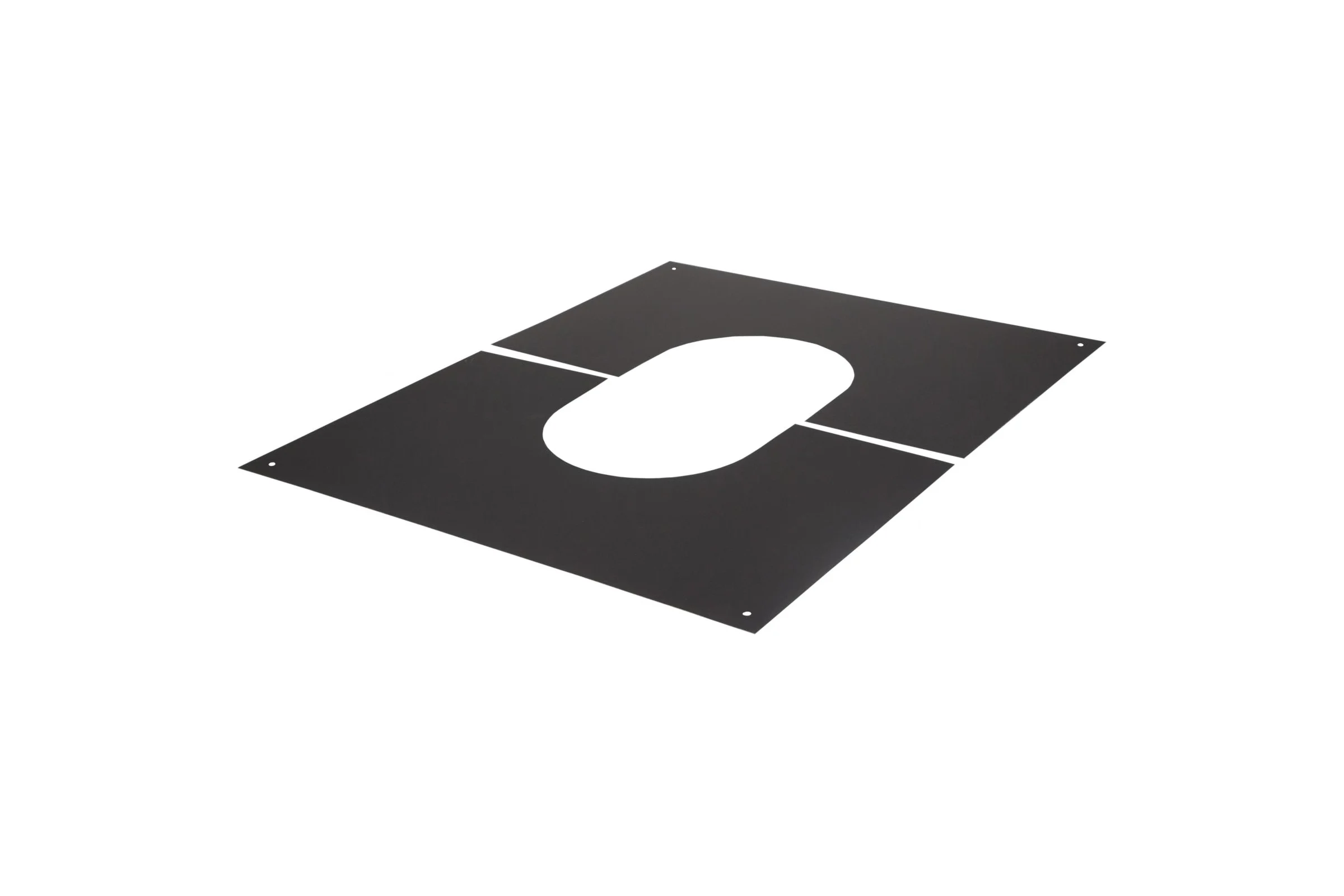 Разрезная накладка КПД 0.7 мм, 550x550, ф230, черный 4603736555910