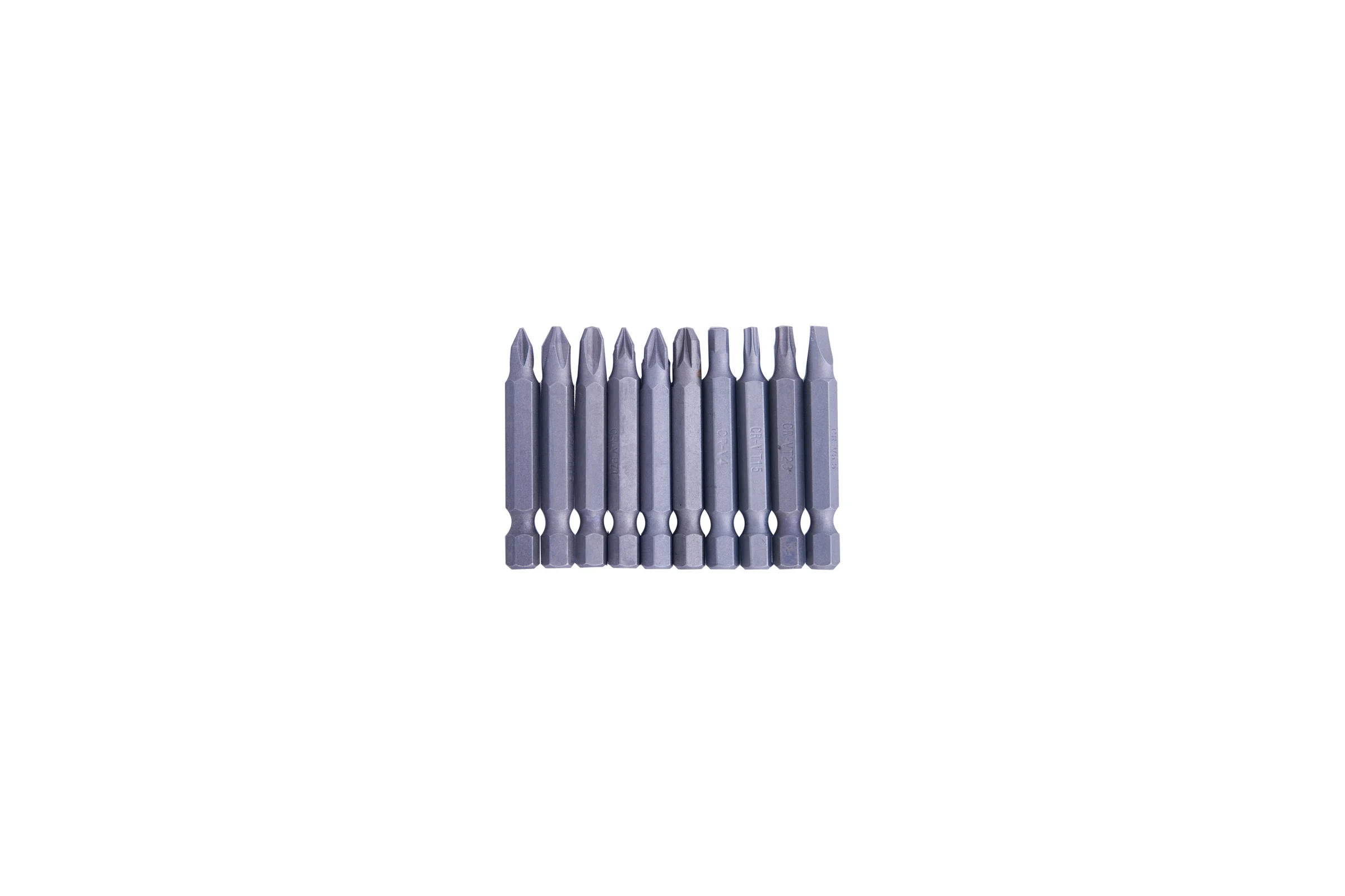 Набор вставок Stabi 10 шт (50мм, Ph, Pz, H, T, SL) + пластиковый чехол Archimedes 91065