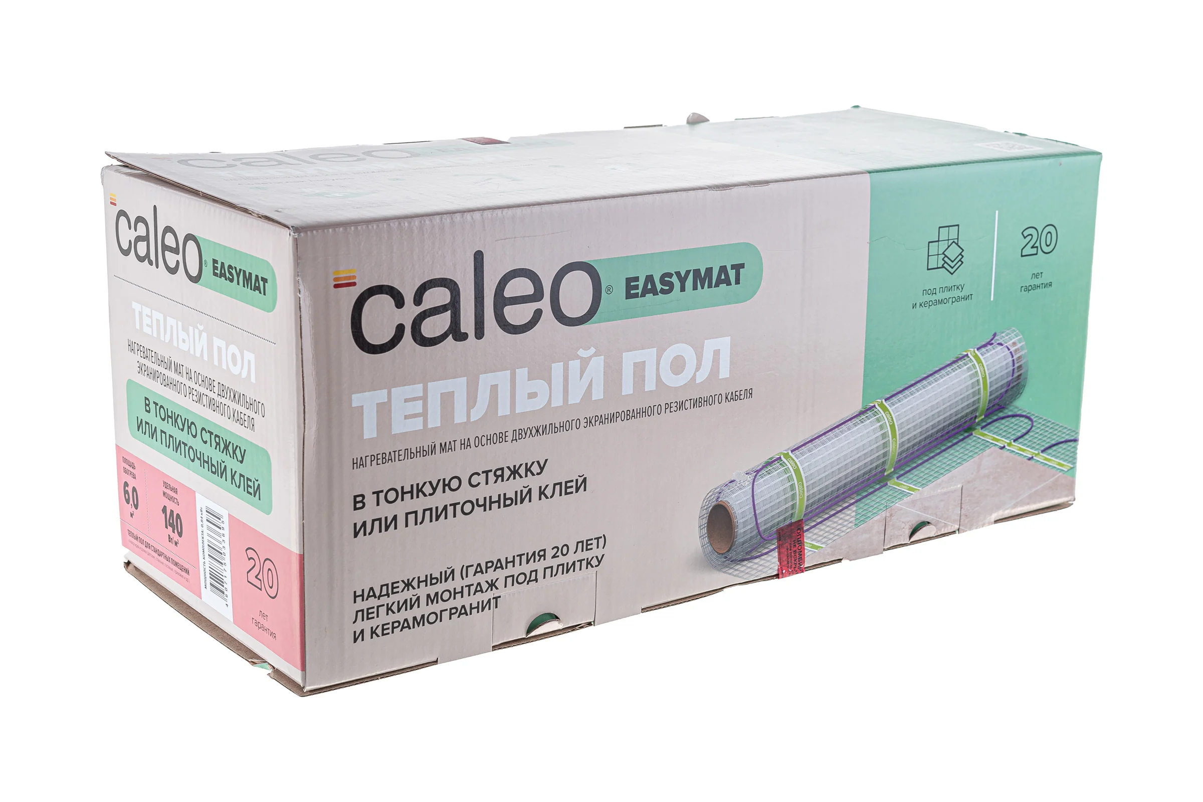 Комплект теплого пола EASYMAT (ПРОСТОМАТ) 140-0,5-6,0 Caleo КА000001746