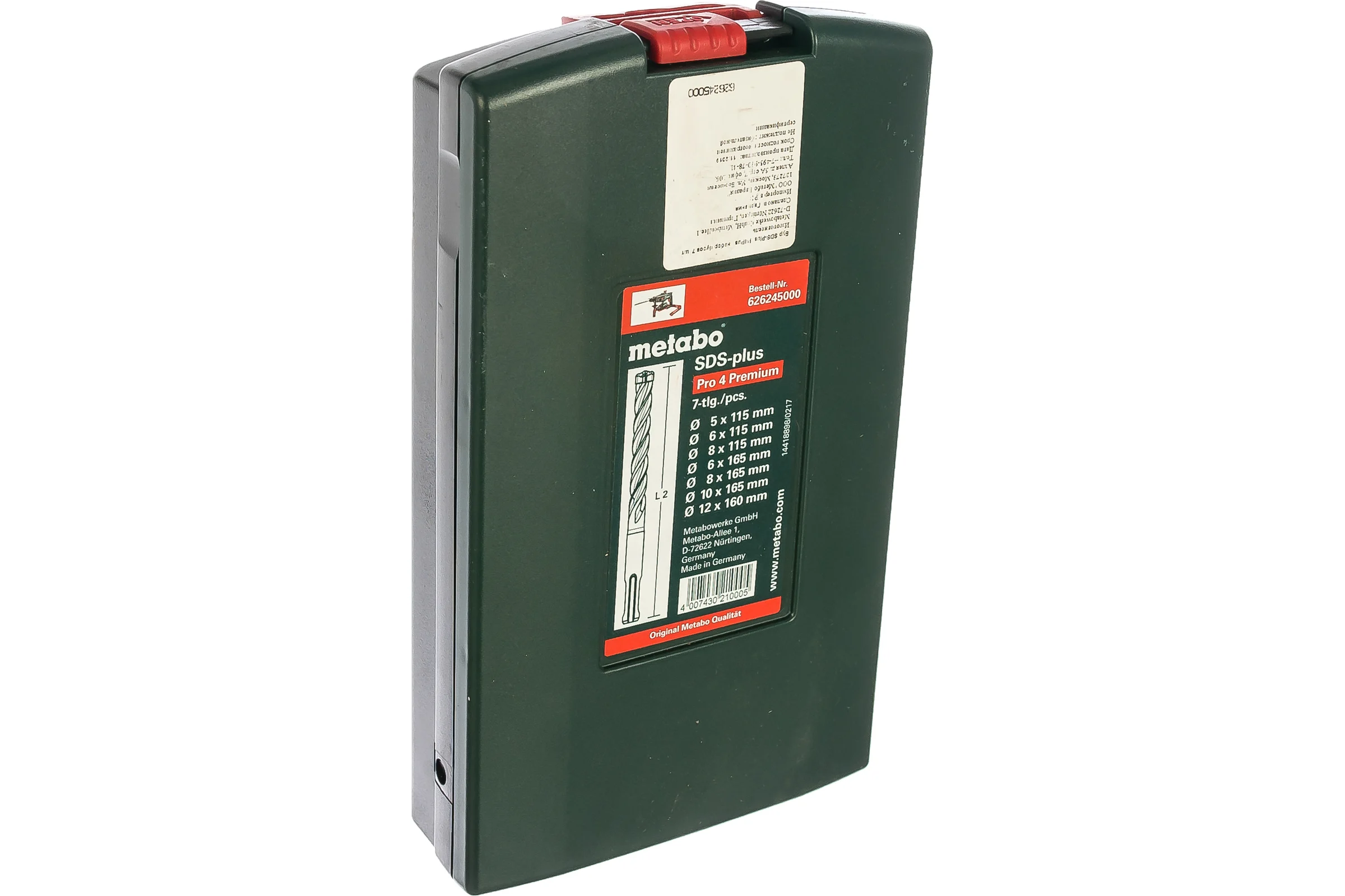 Бур SDS-plus P4P 7 шт. Metabo 626245000