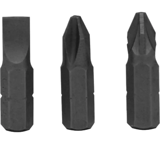 Набор бит (3 шт; SL1х6; PH2; PZ2; 25 мм) Vira 554104