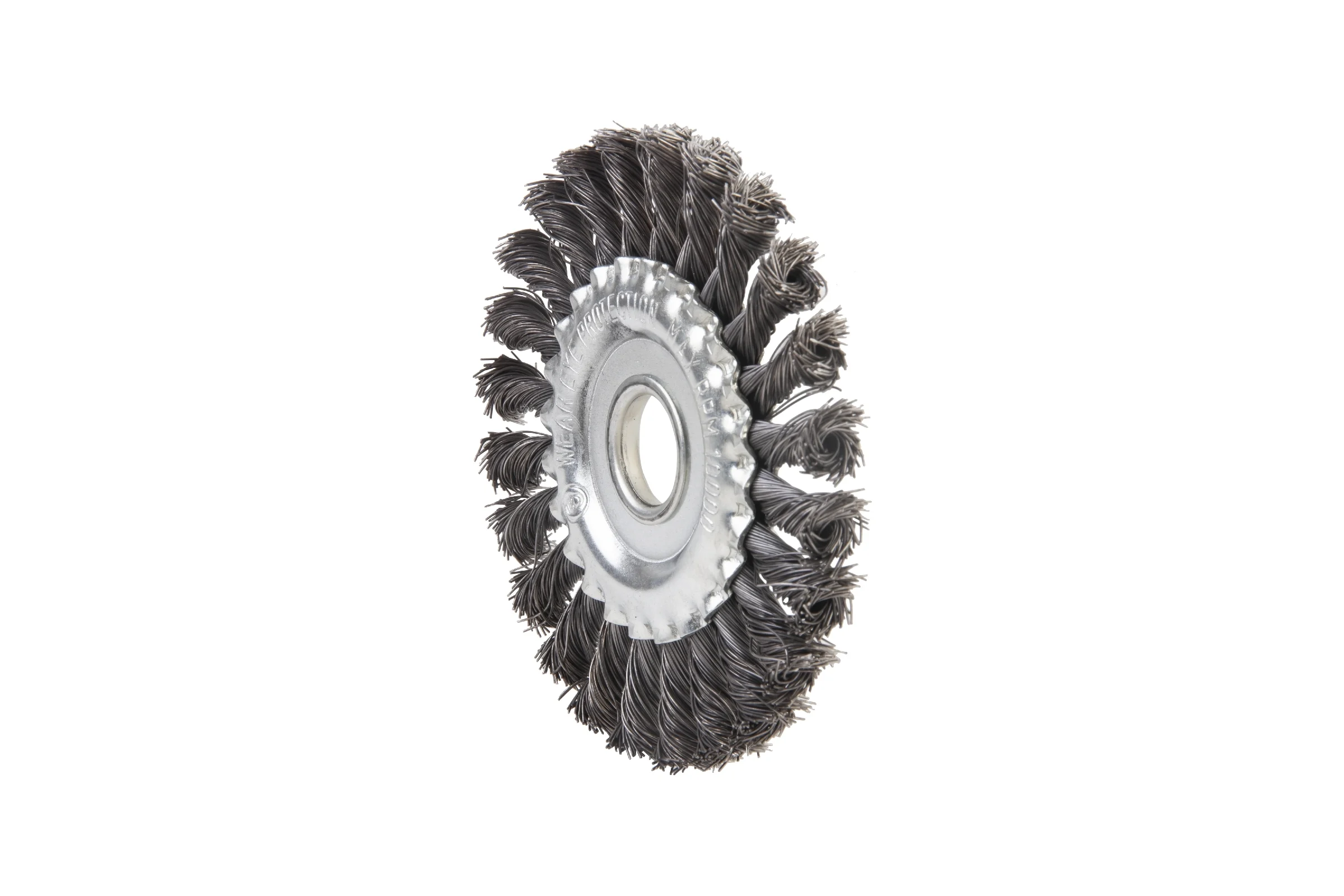 Дисковая щётка плетёная DeBever VSM AG 125 мм x 22,2 мм, проволока - INOX 0,50 мм арт. P125TK22 INOX