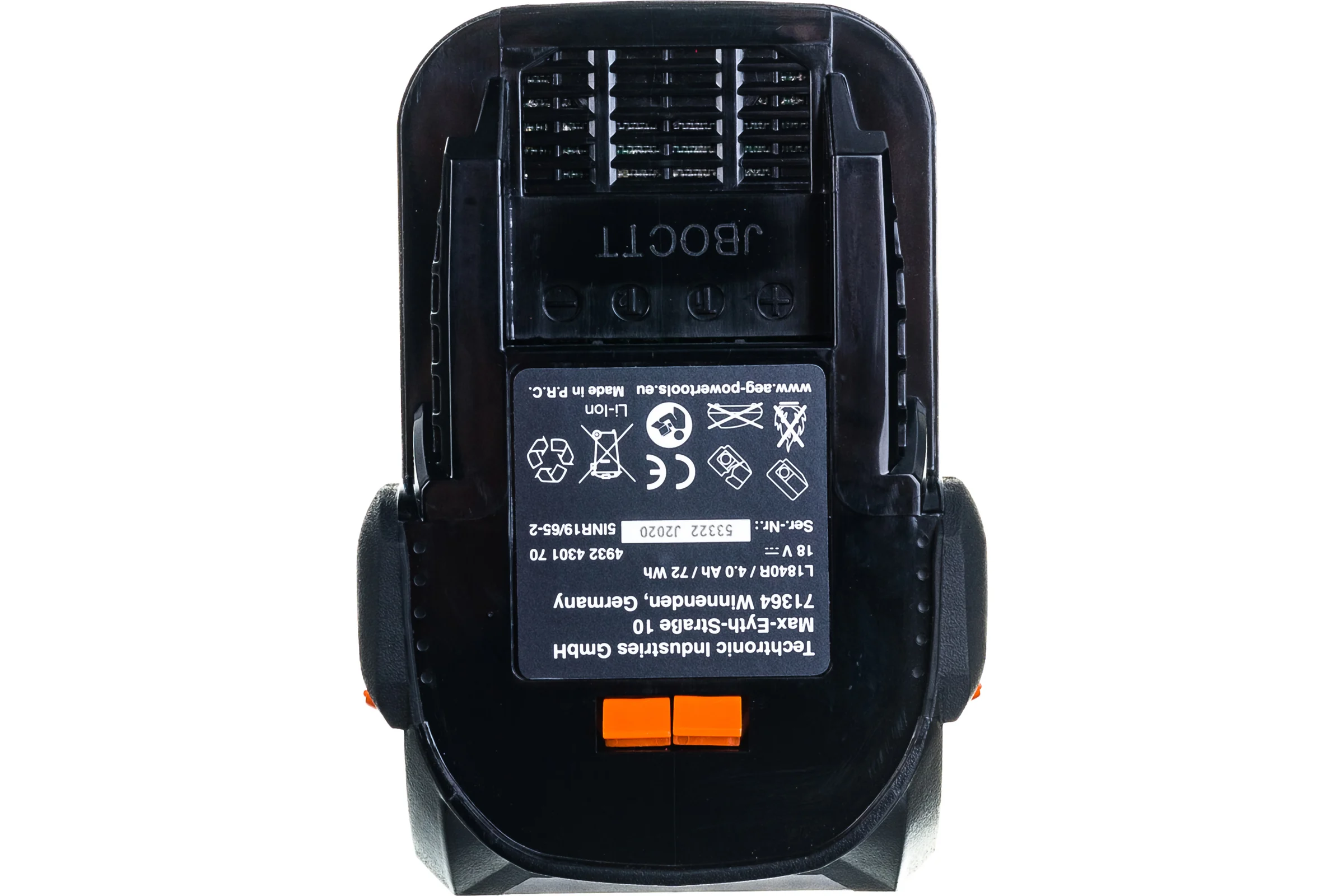 Набор 2 аккумулятора (Li-Ion, 18В, 4 Ач)+зарядное устройство SETLL1840BL AEG 4932464157