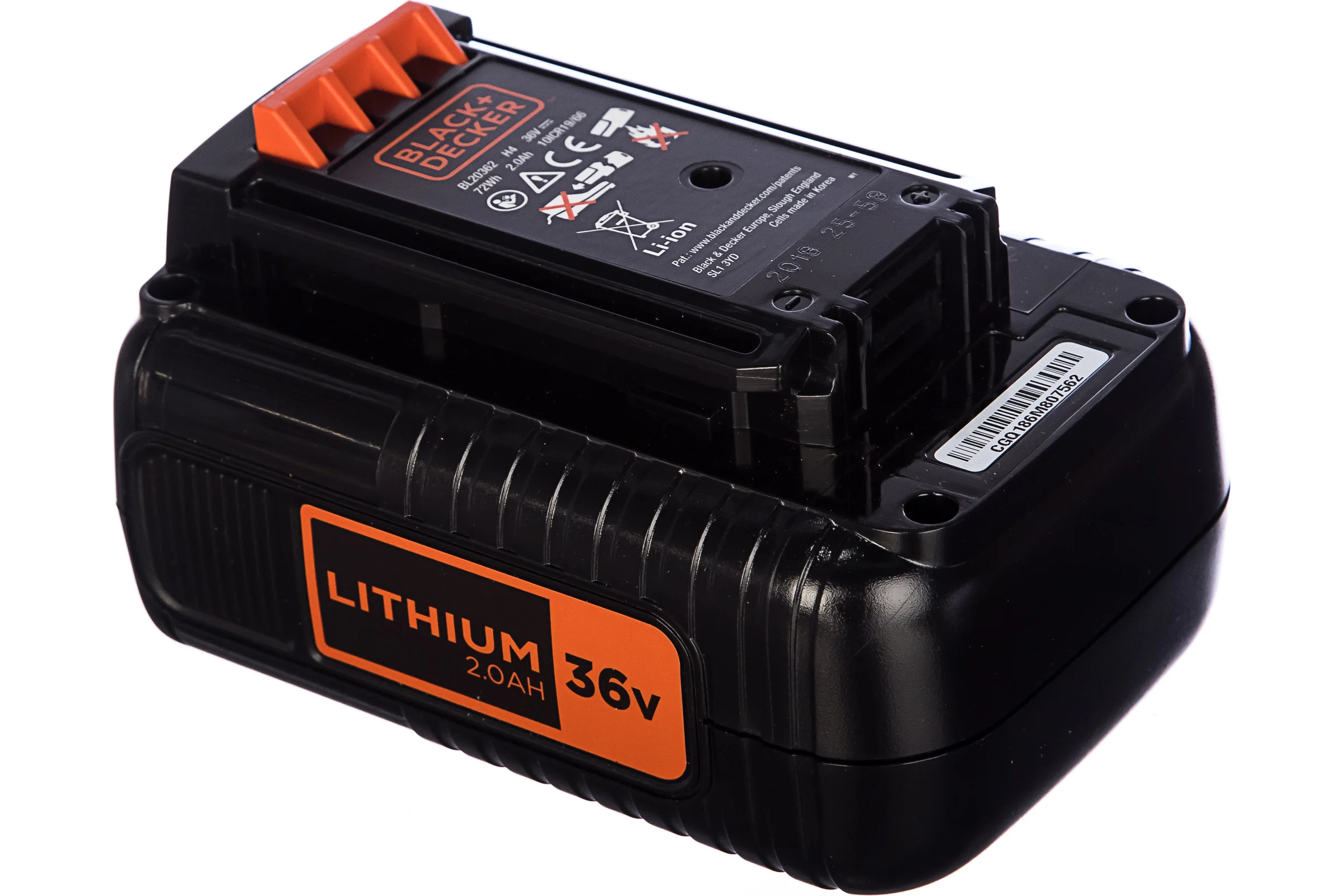Аккумулятор (36 В; 2.0 А*ч; Li-Ion) Black+Decker BL20362