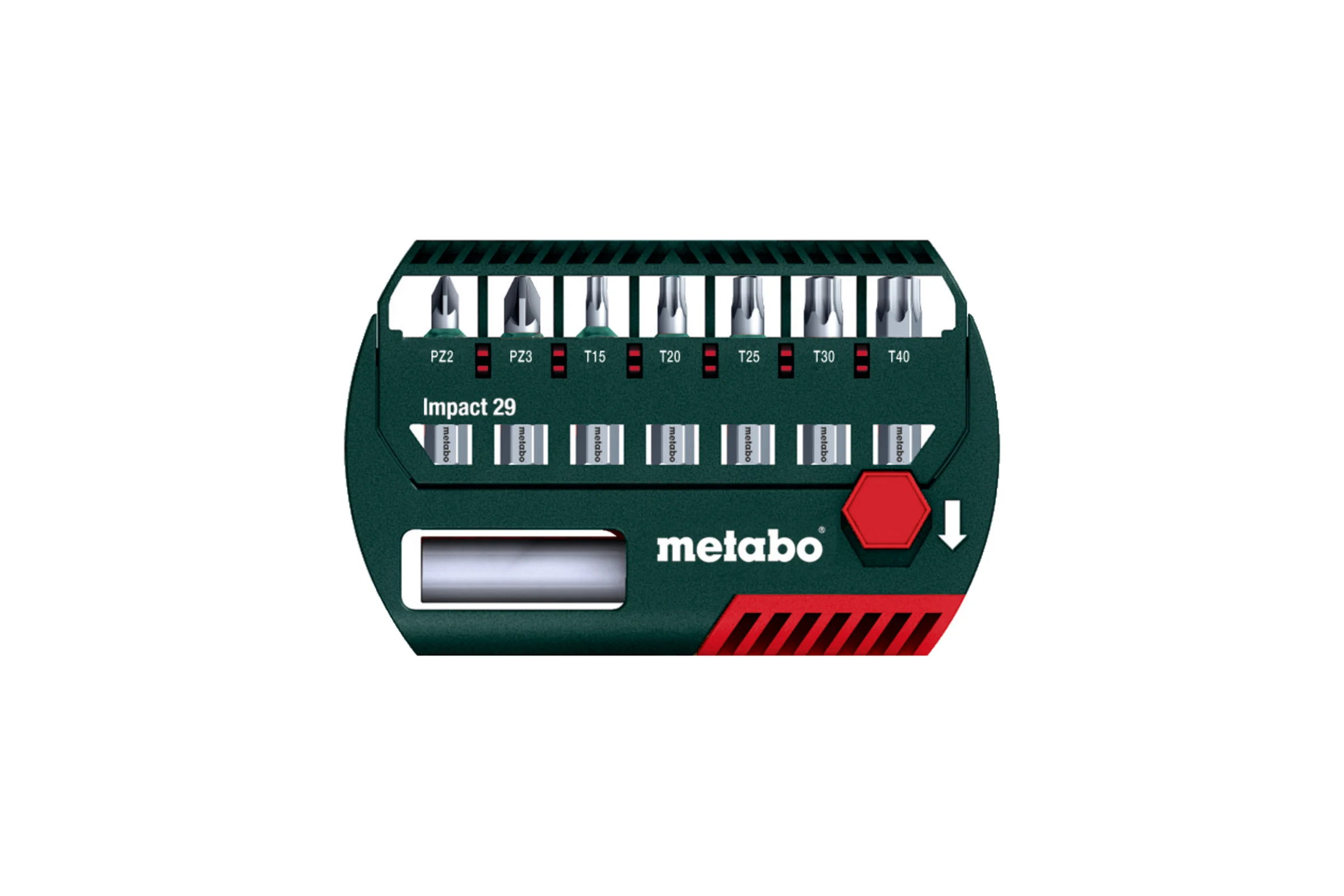 Набор ударных бит Impact (8 шт., длина 29 мм) Metabo 628849000