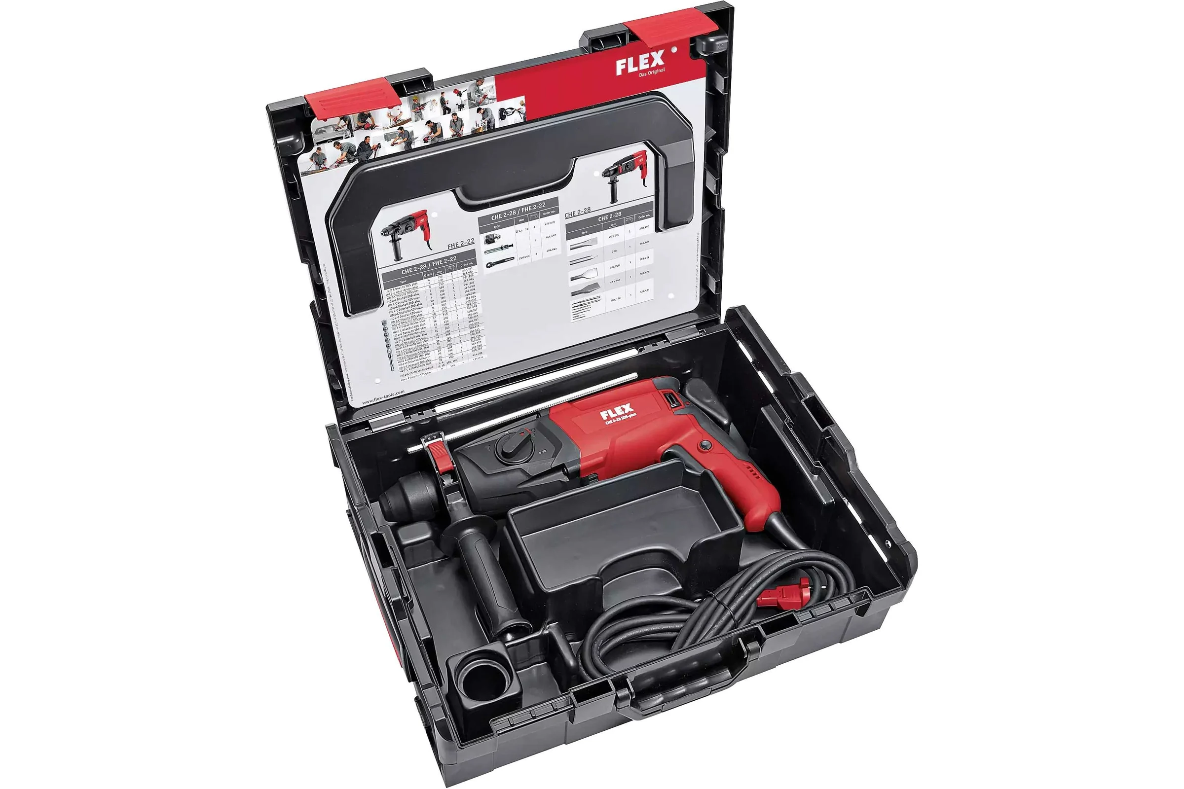 Универсальный перфоратор FLEX CHE 2-28 SDS-plus 413666