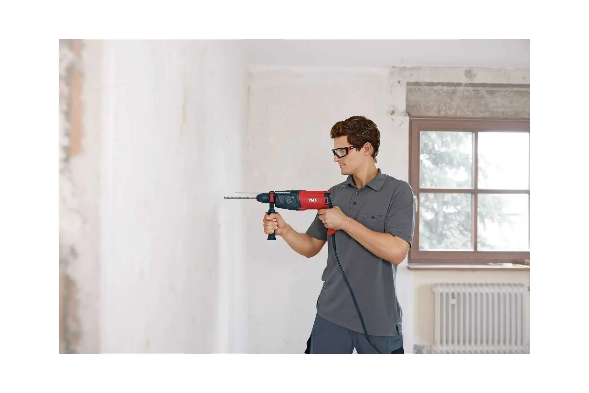 Универсальный перфоратор FLEX CHE 2-28 SDS-plus 413666