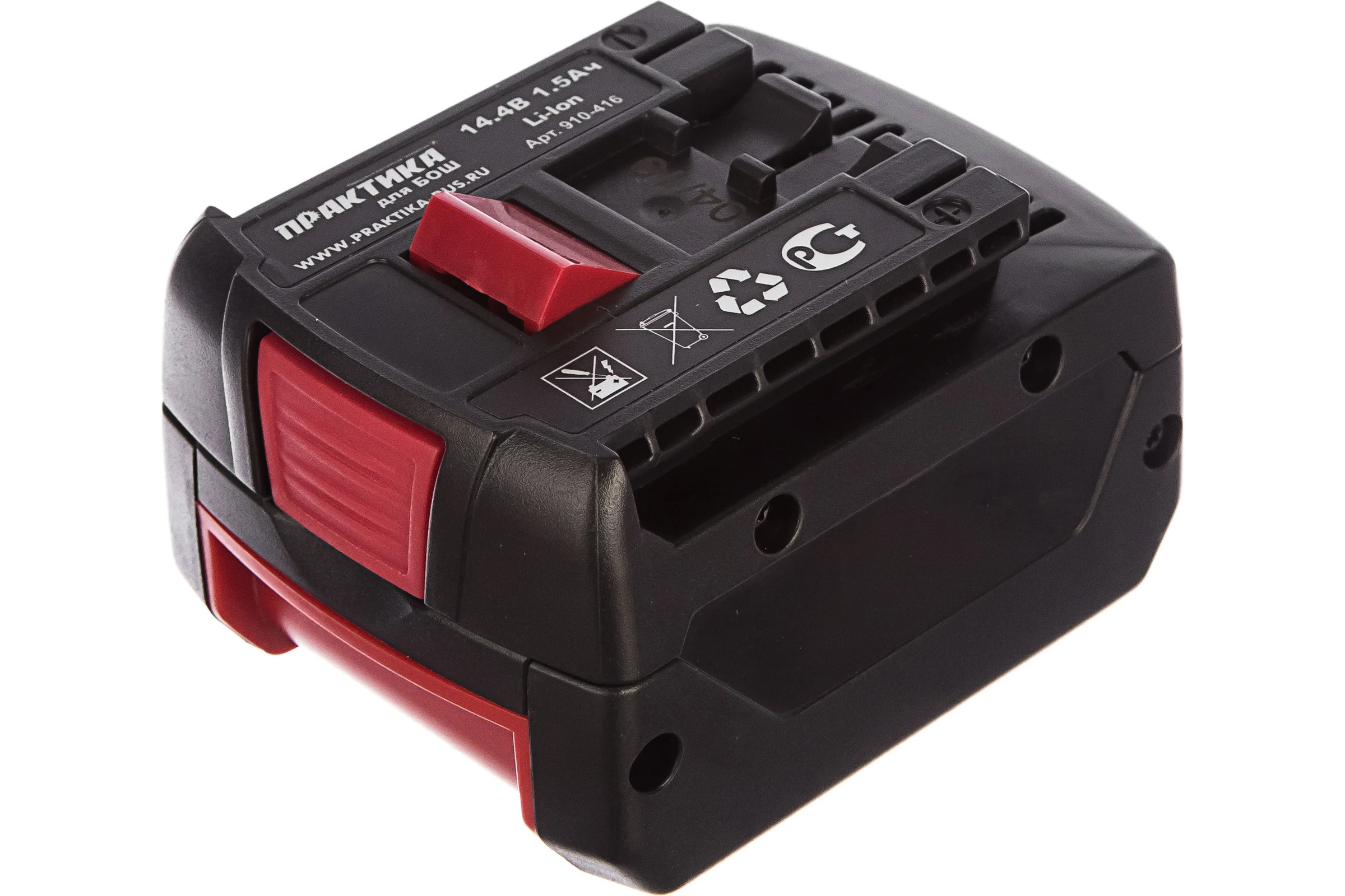 Аккумулятор для BOSCH 14.4 В, 1.5 Ач, Li-ION, блистер ПРАКТИКА 910-416