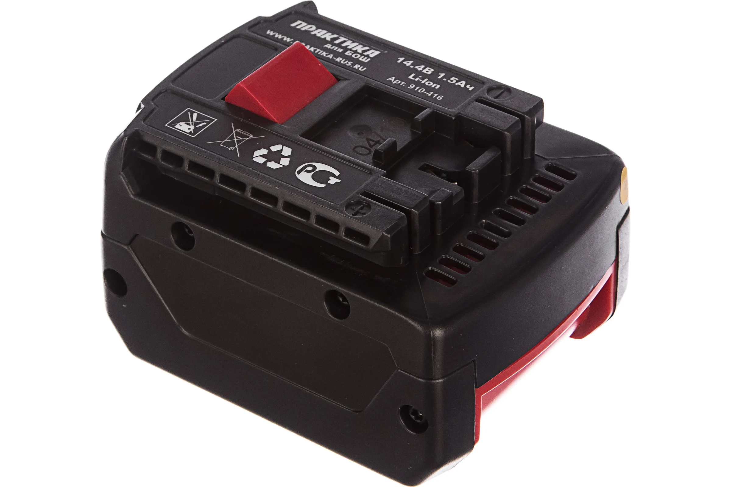 Аккумулятор для BOSCH 14.4 В, 1.5 Ач, Li-ION, блистер ПРАКТИКА 910-416