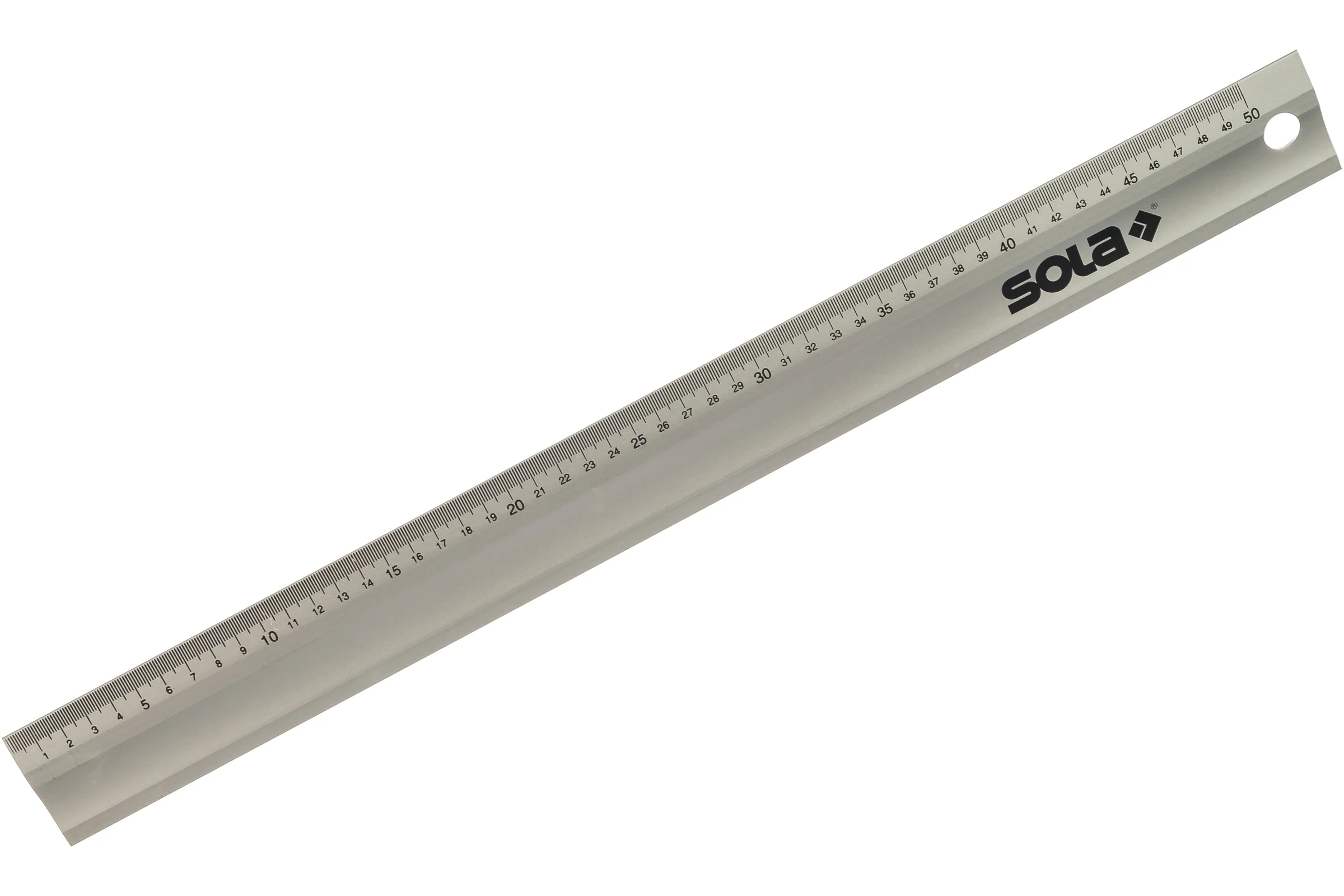 Алюминевая профильная линейка 500 мм SOLA LAB 500 56100401