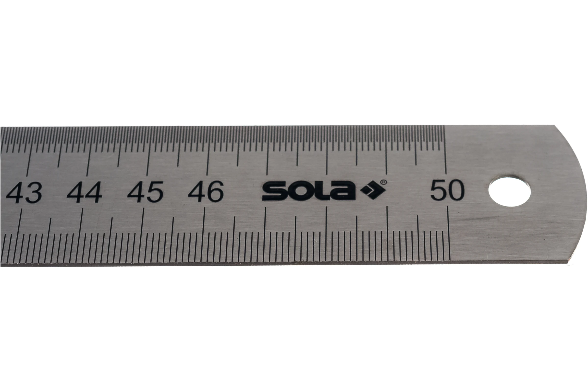 Стальная негибкая линейка 500 мм SOLA LSB 500 56104401