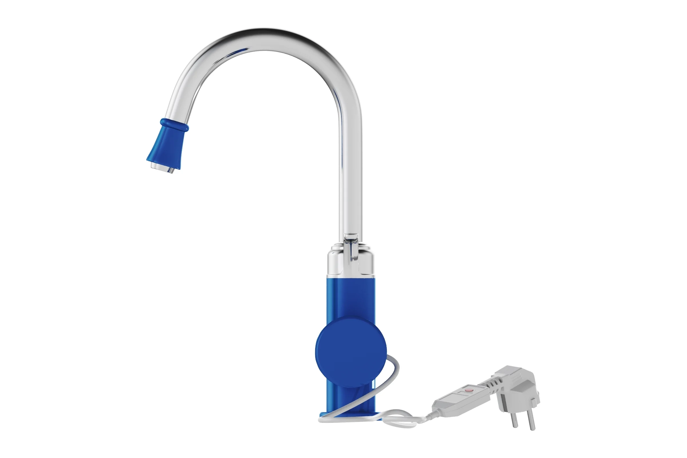 Смеситель-водонагреватель MIXLINE проточного типа wh-003 blue, 3.3 квт, УЗО, кухня, индикатор температуры 551720