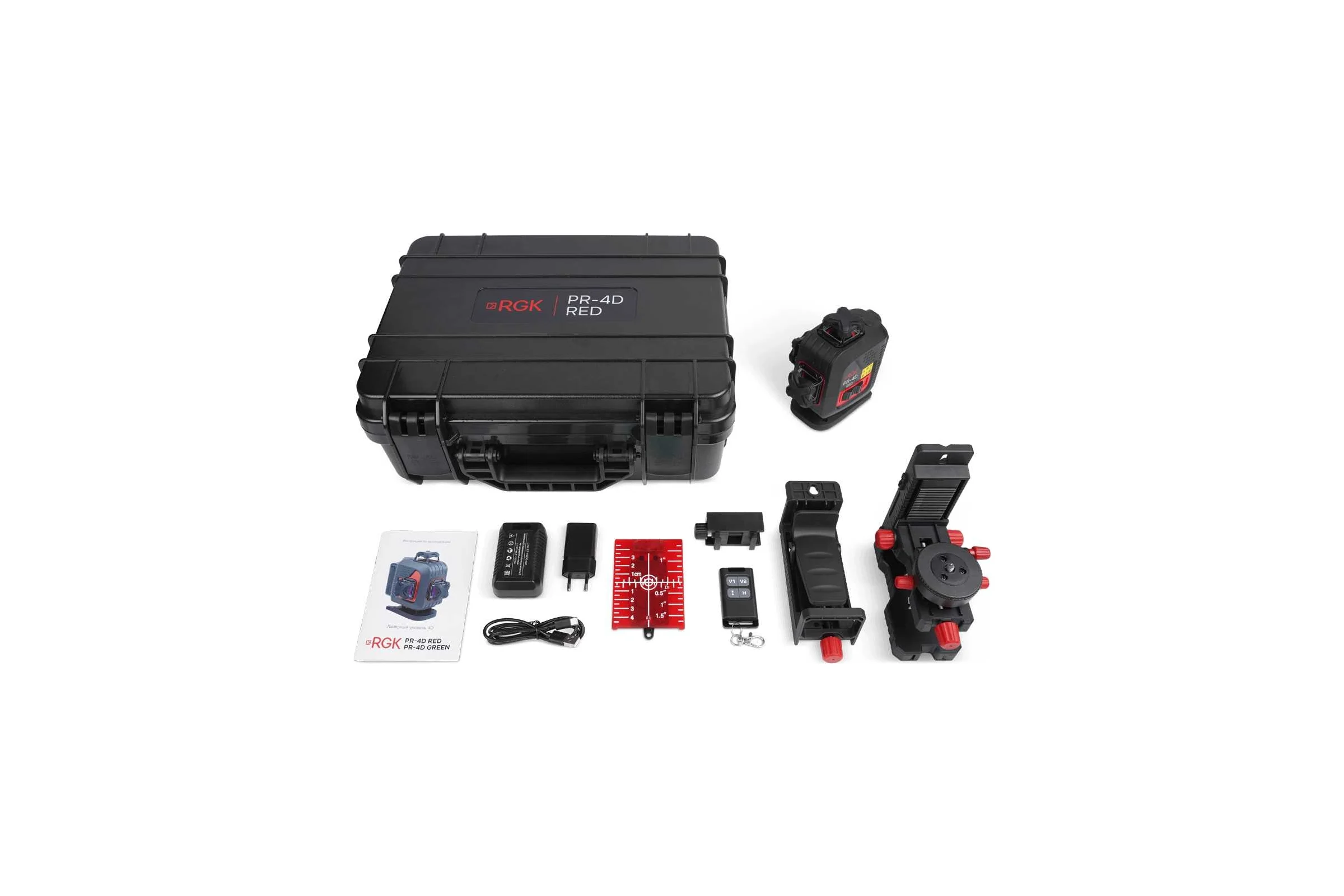 Лазерный уровень RGK pr-4d red 756822
