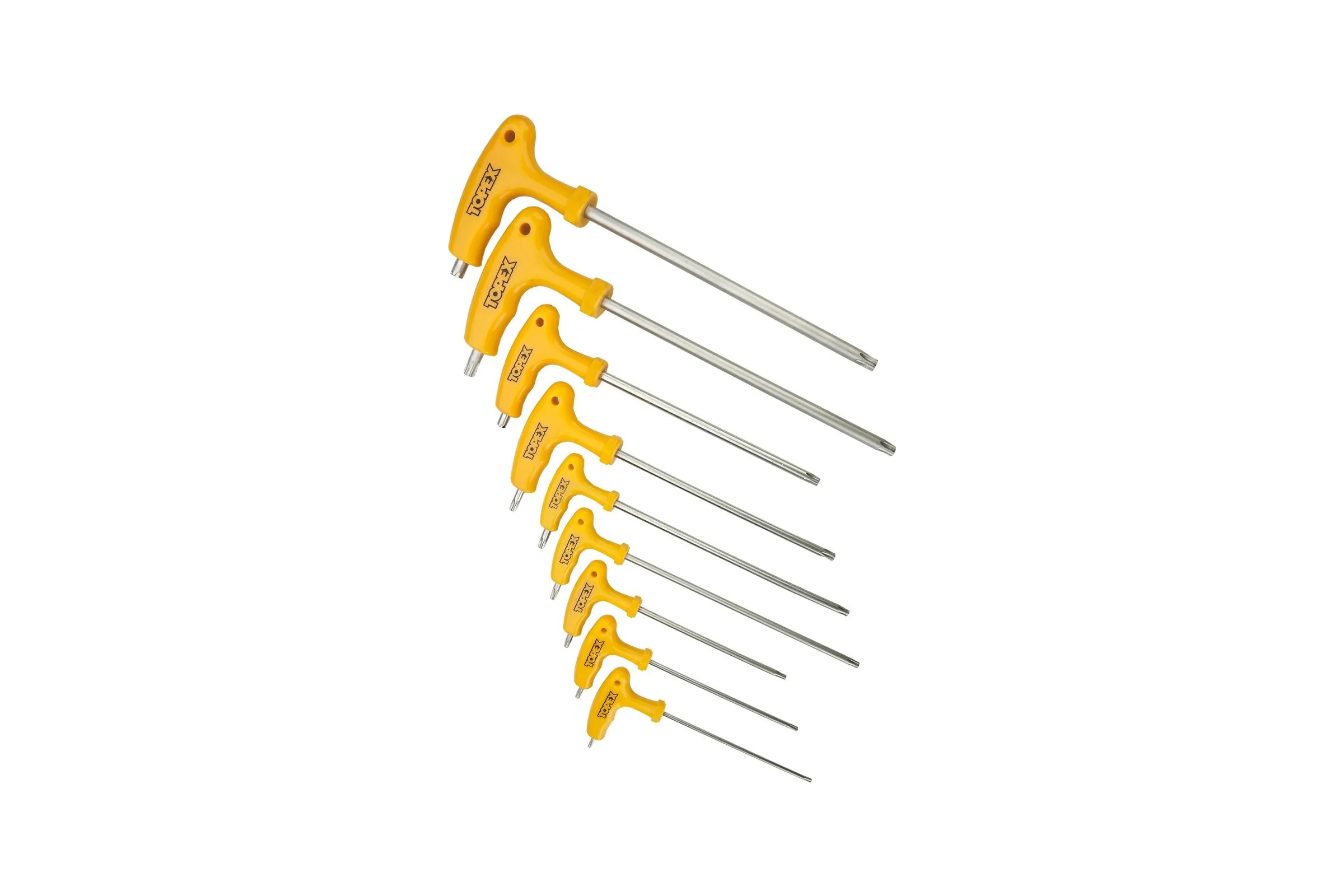 Ключи шестигранные Torx с Т-образной ручкой, 9 шт TOPEX 35D968