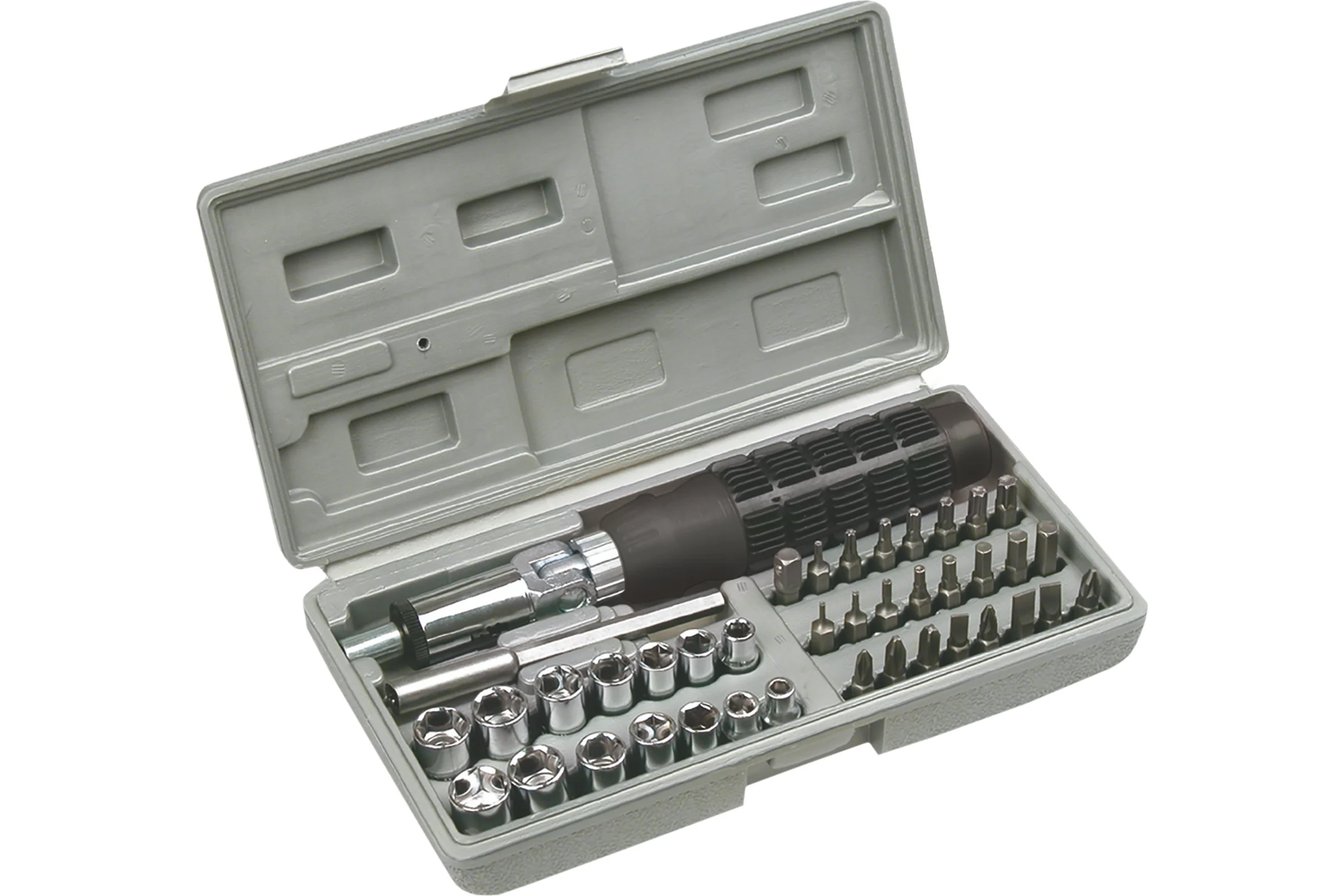 Набор насадок и сменных головок с держателем (40 шт.) Top Tools 39D386