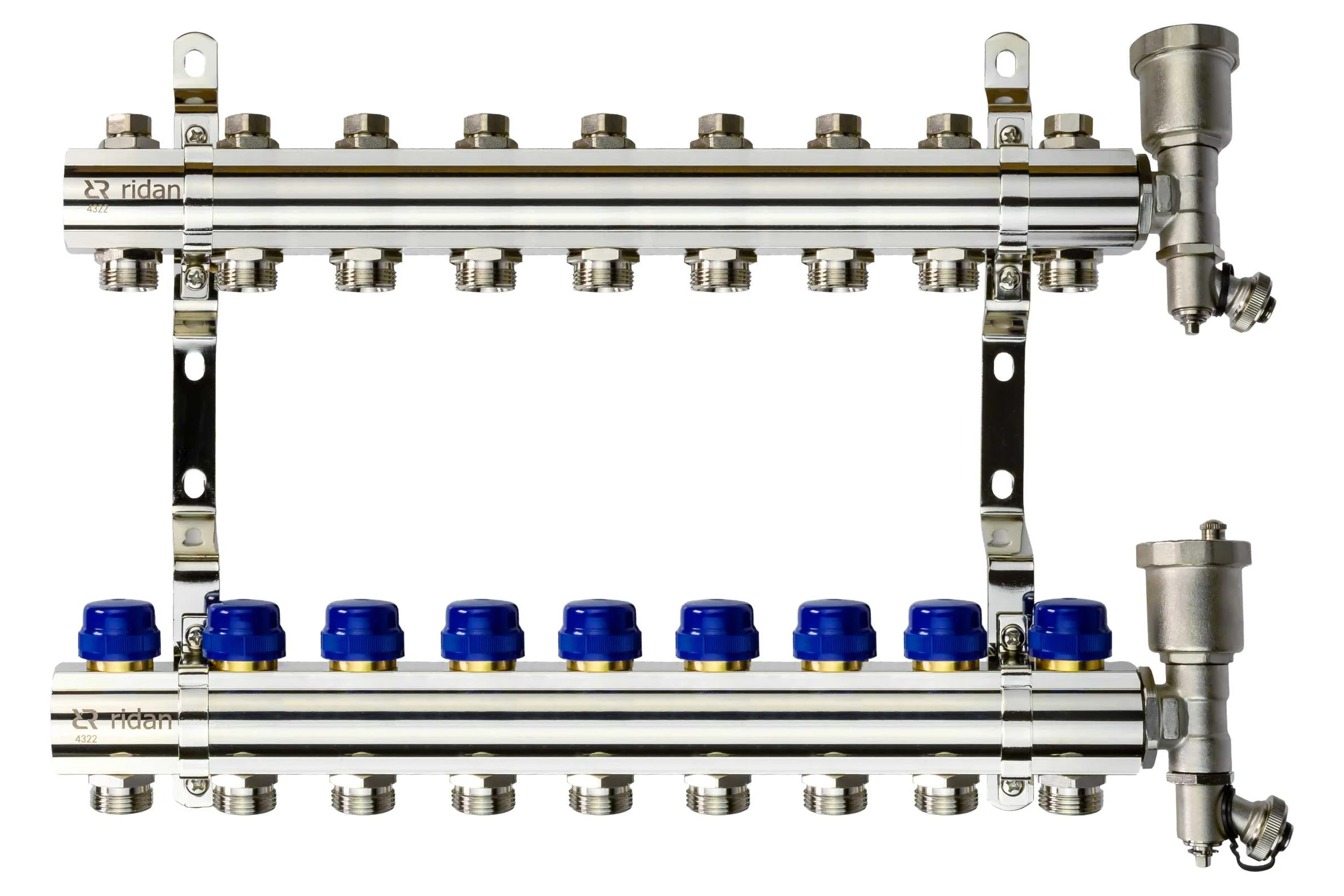 Коллектор+кронштейн+торцевая секция Ридан FHF-9R set 088U0709R