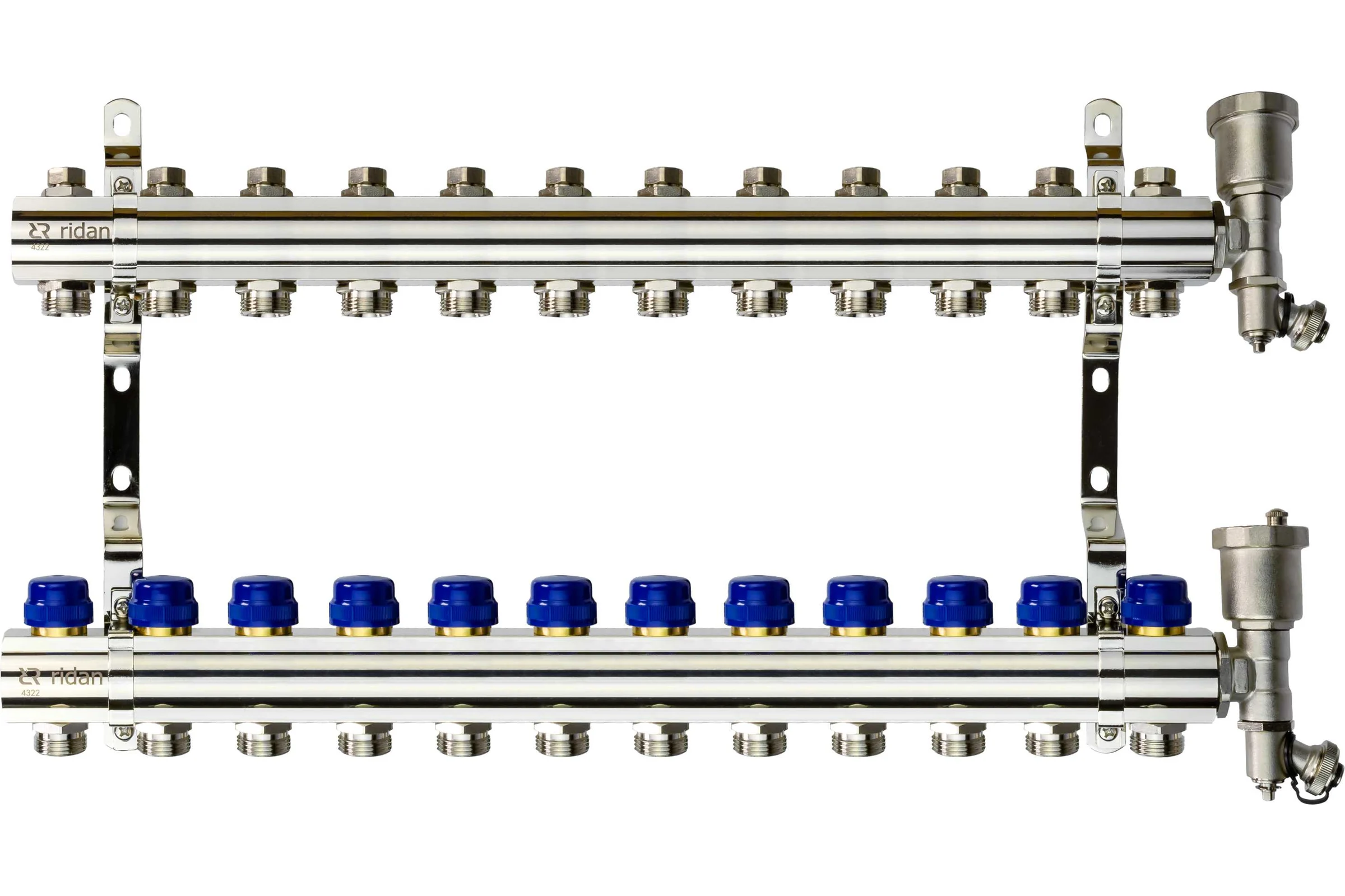 Коллектор+кронштейн+торцевая секция Ридан FHF-12R set 088U0712R