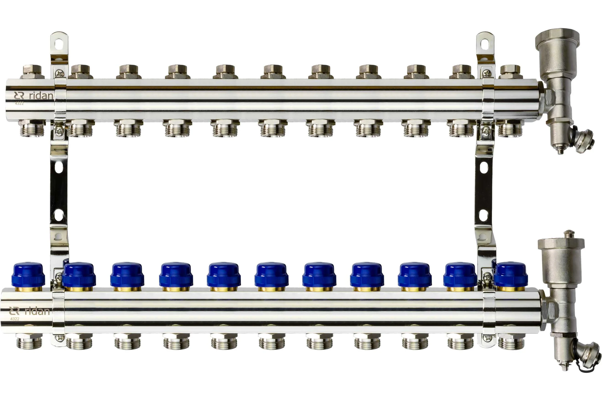 Коллектор+кронштейн+торцевая секция Ридан FHF-11R set 088U0711R