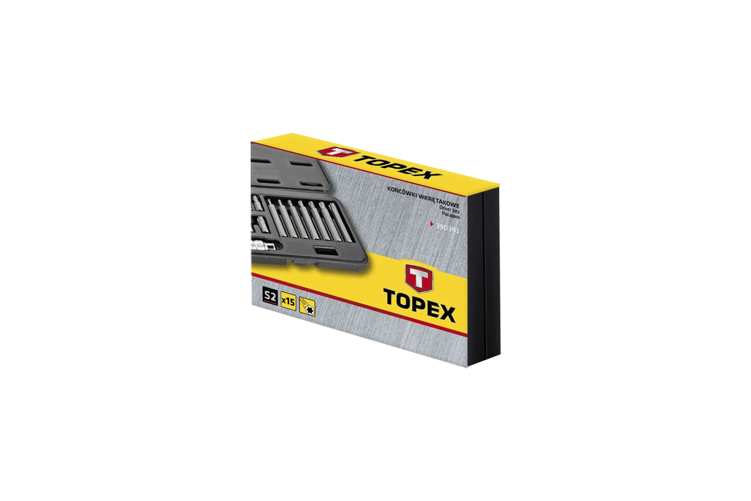 Набор насадок Torx TOPEX 15шт. 39D391