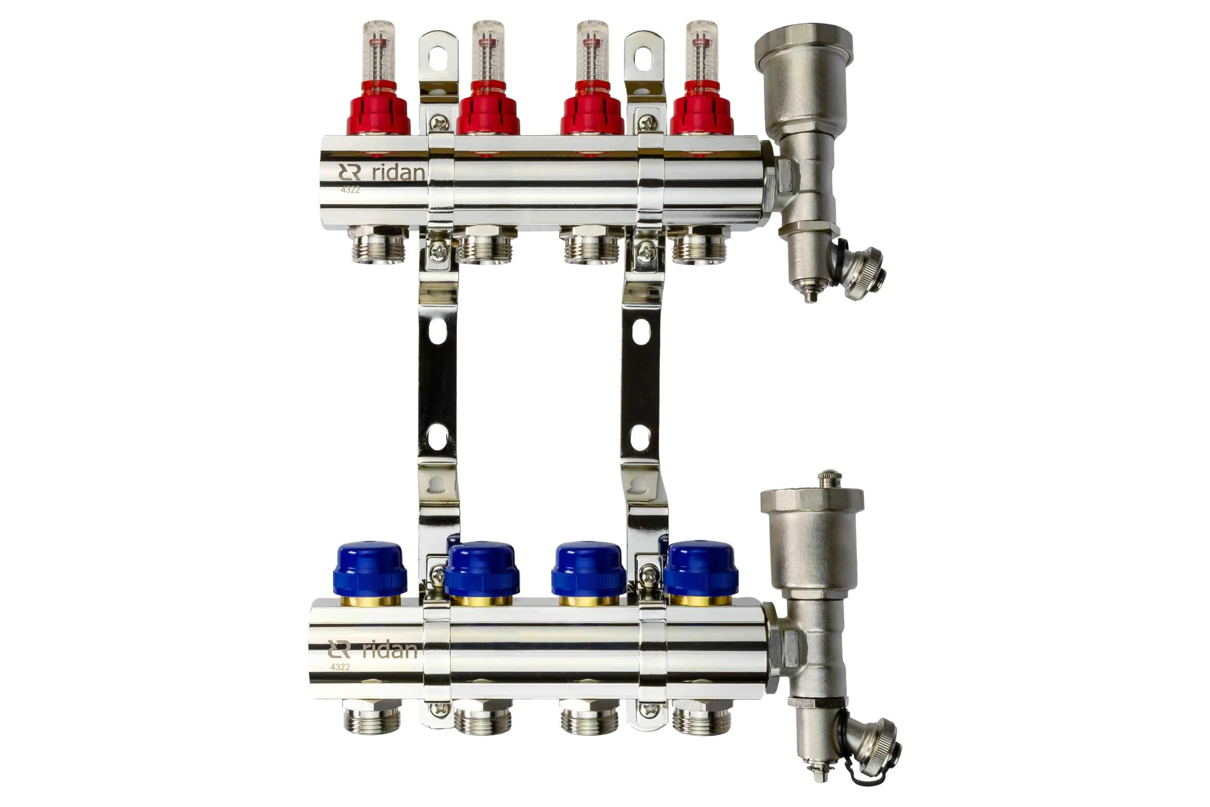 Коллектор+кронштейн+торцевая секция Ридан FHF-4RF set 088U0724R