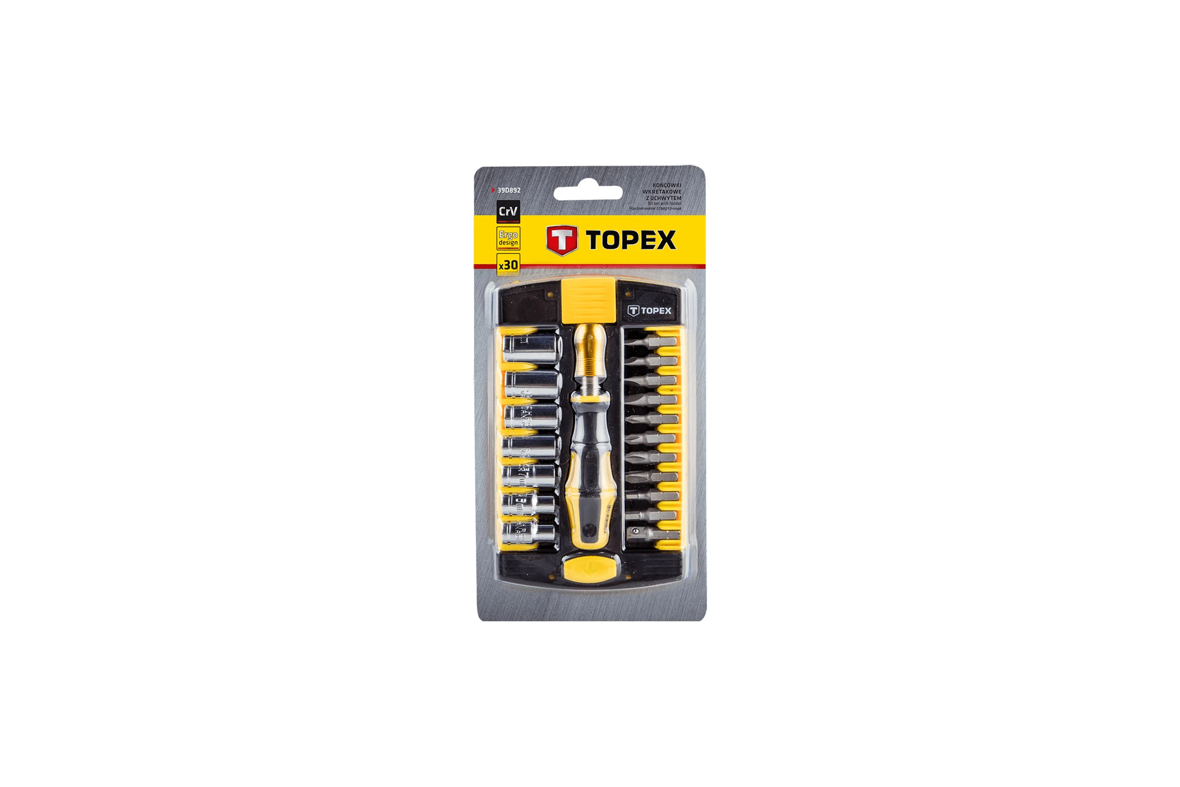 Отвертка с насадками TOPEX 30 шт. 39D892