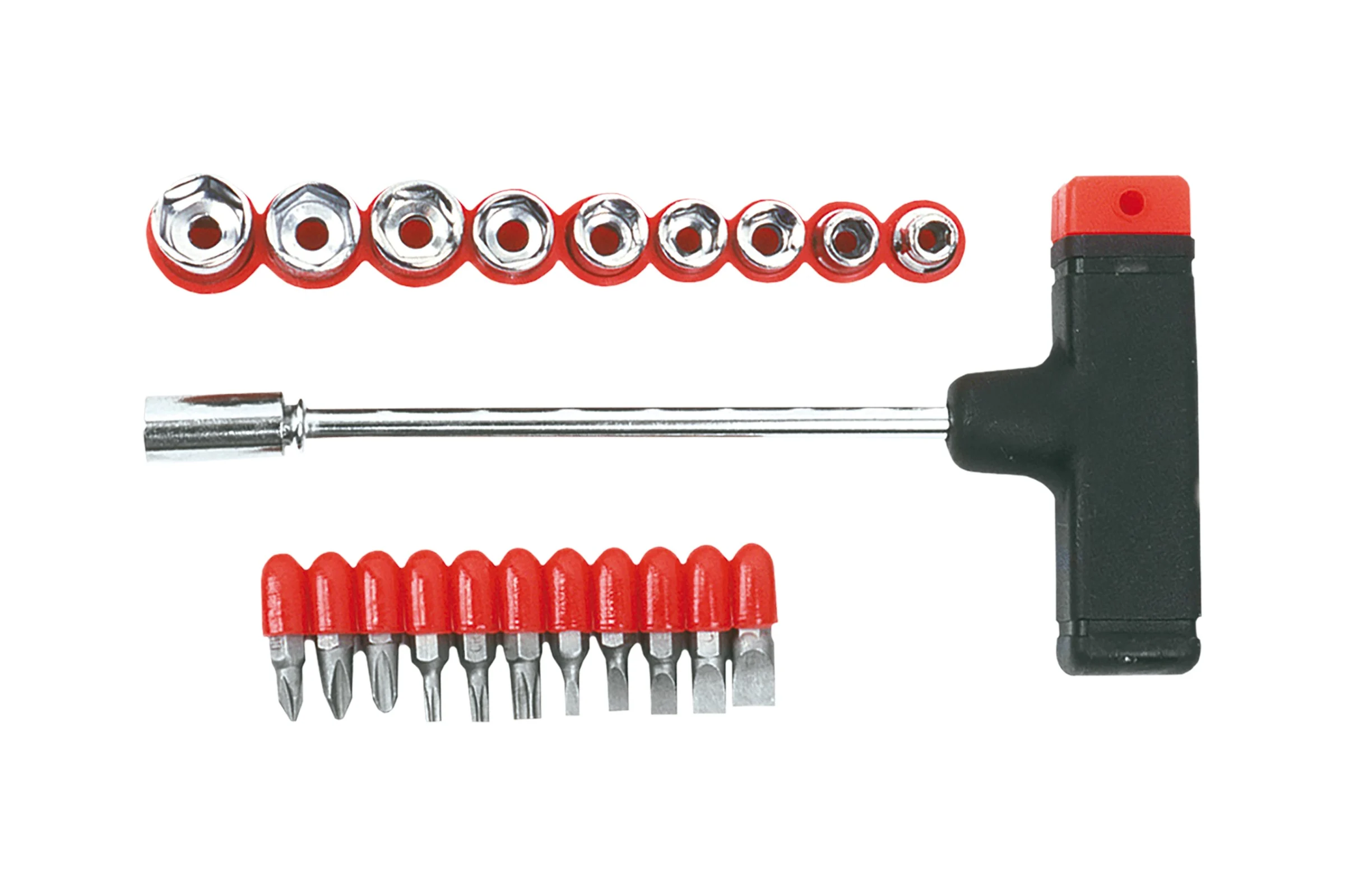 Набор насадок и сменных головок с держателем Top Tools 21шт. 39D385