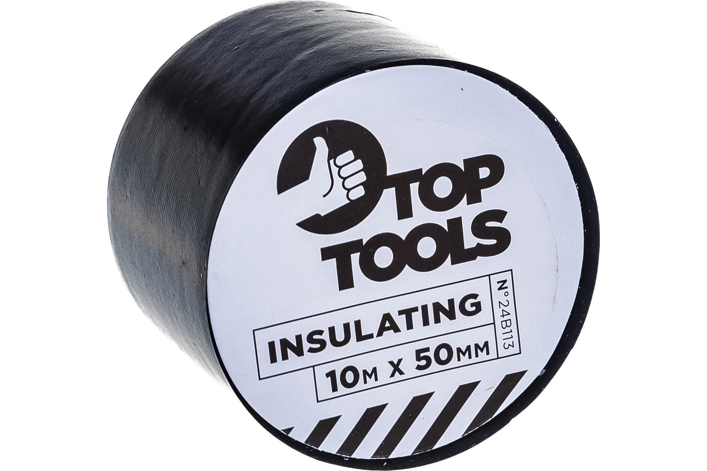 Изоляционная лента (черная, 10 м x 50 мм) Top Tools 24B113