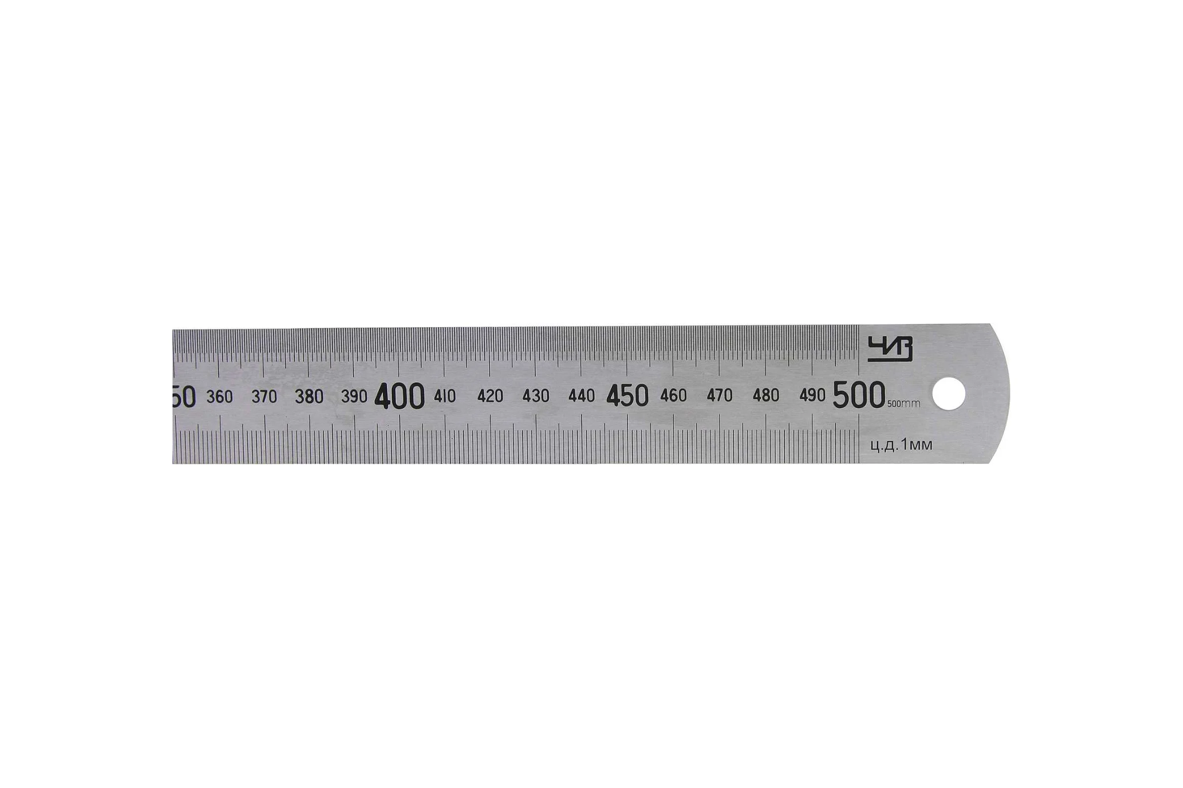 Линейка измерительная (металл) 500х30 ЧИЗ 45684