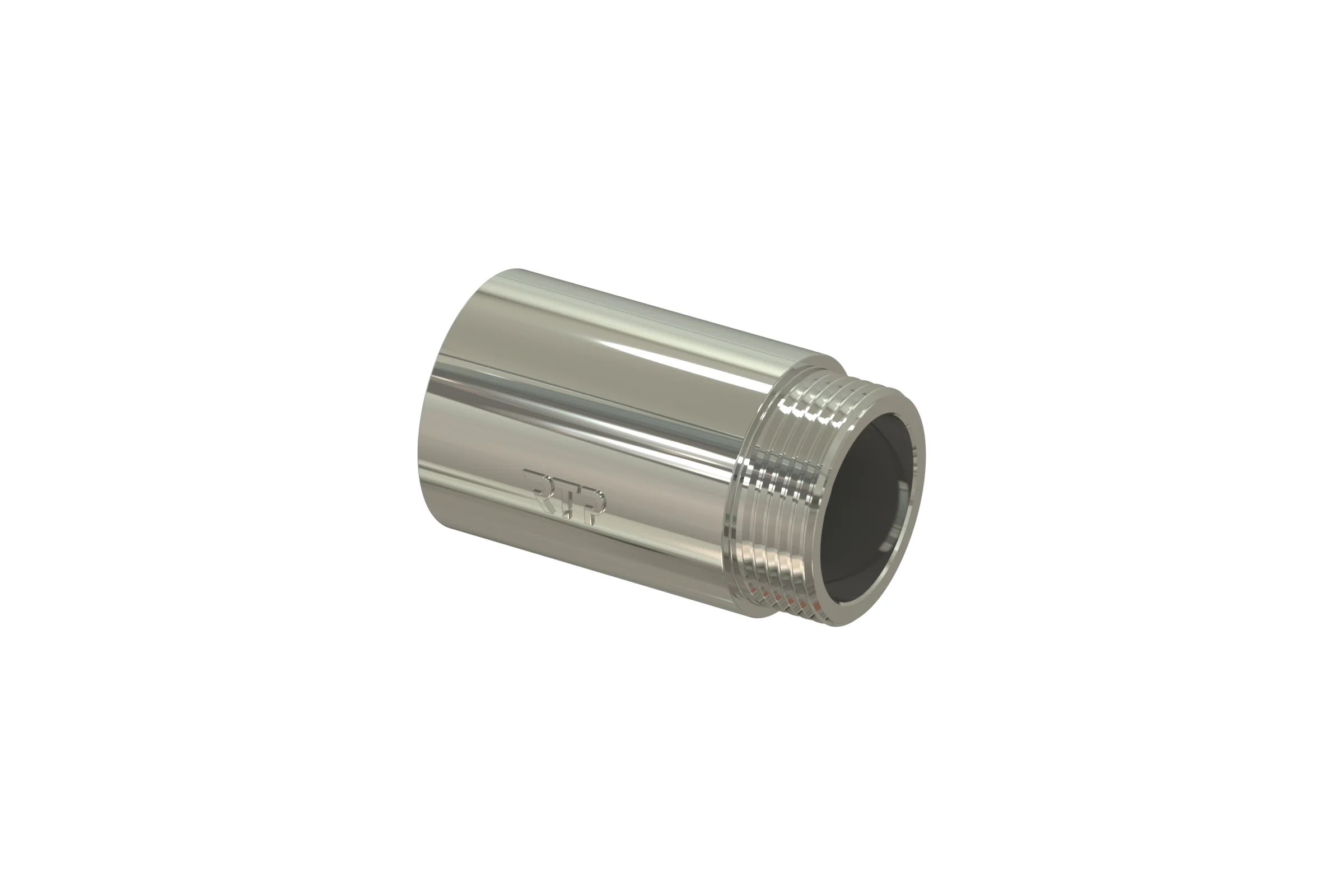 Удлинитель RTP латунь 25x1/2"l 50, индивидуальная упаковка, хромированный, 34959