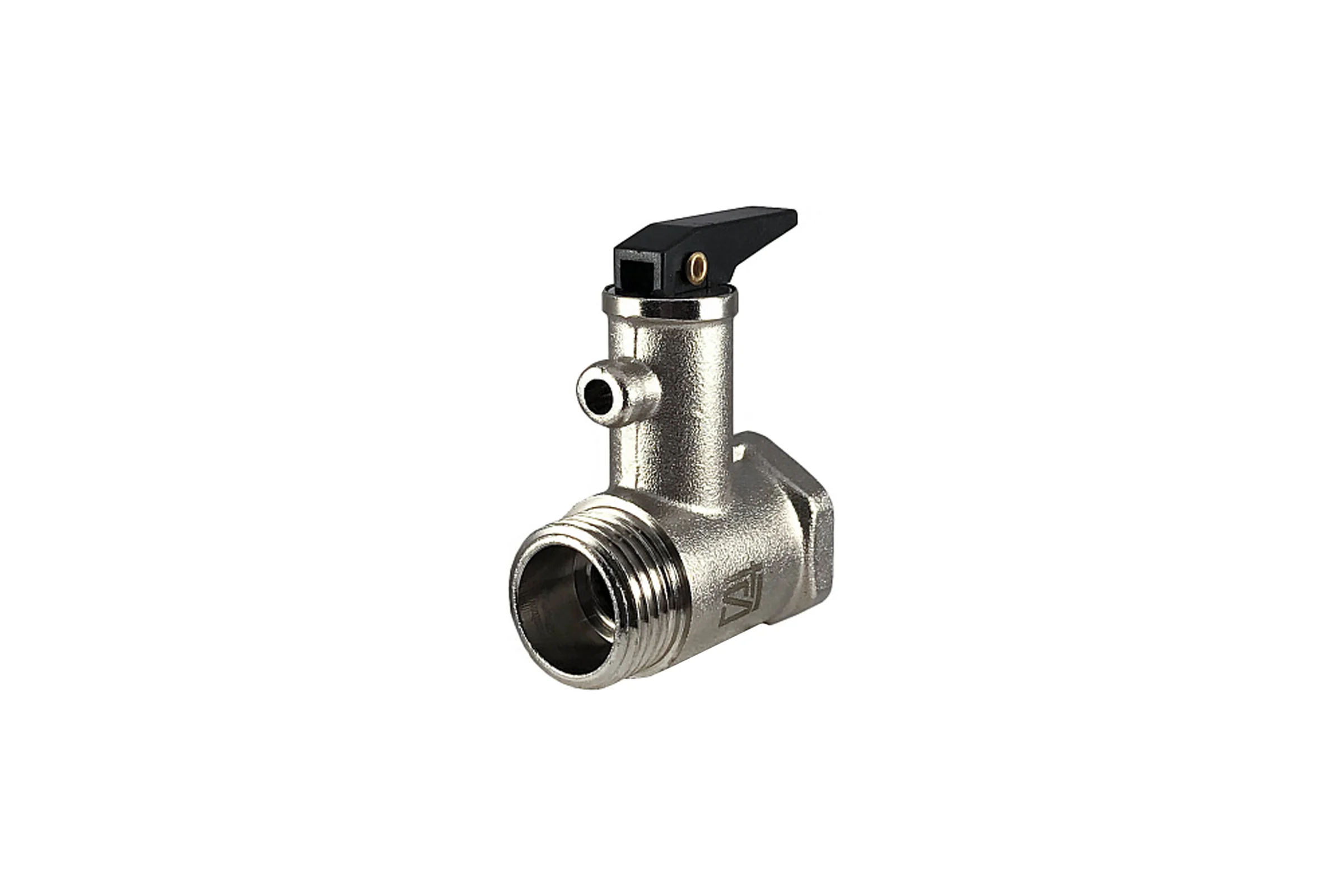 Клапан предохранительный для бойлера STI 1/2″ с ручкой спуска D120-00882