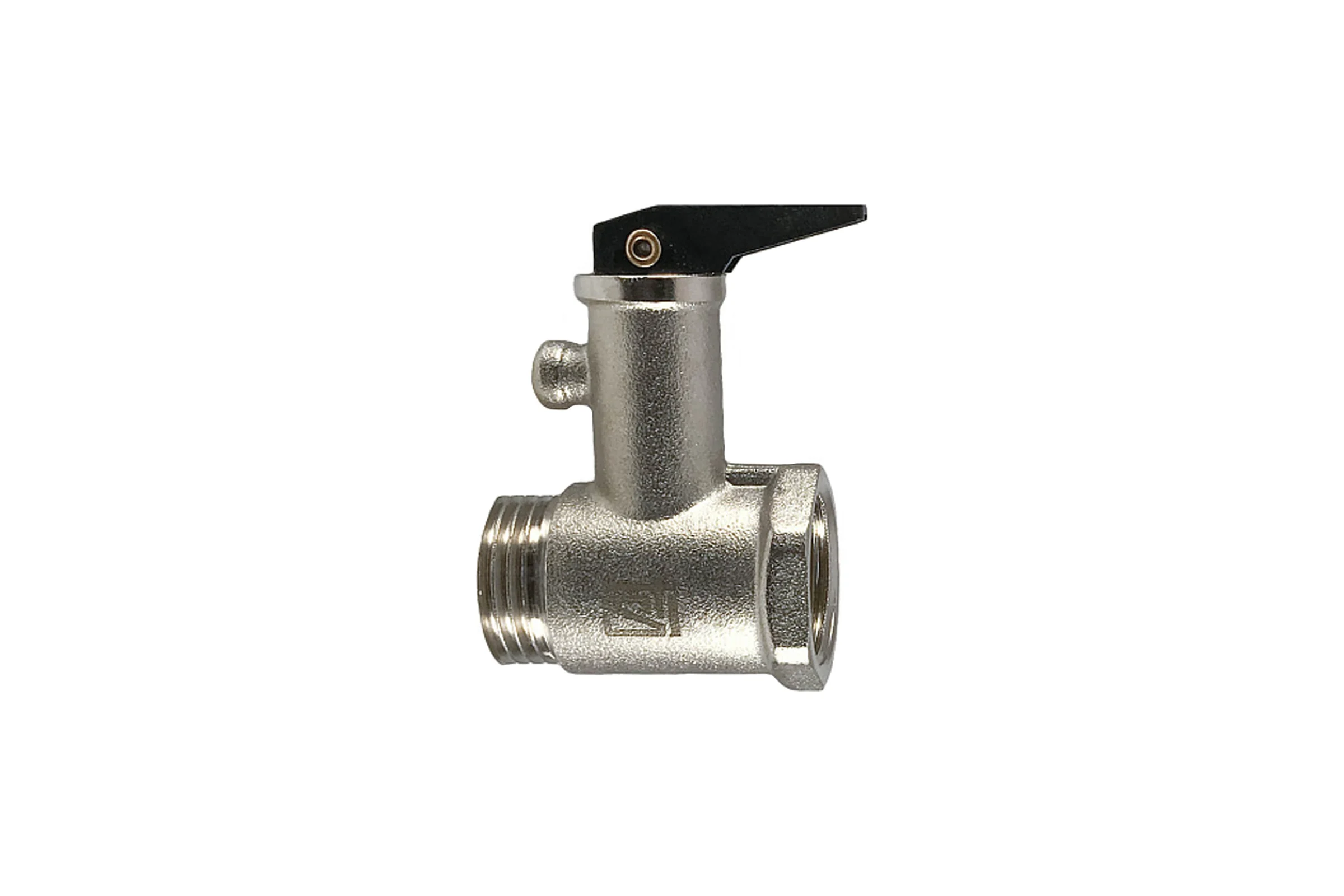 Клапан предохранительный для бойлера STI 1/2″ с ручкой спуска D120-00882