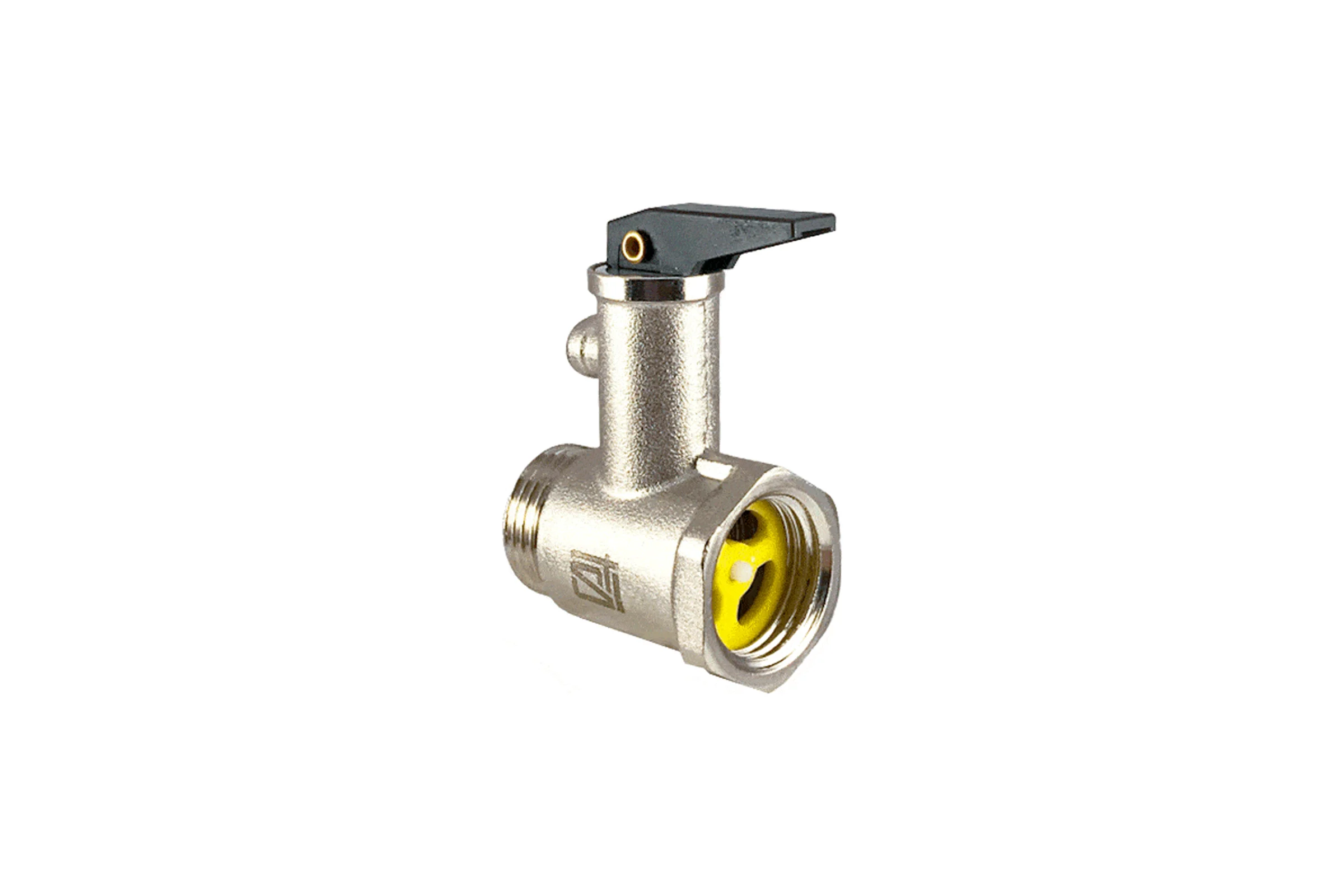 Клапан предохранительный для бойлера STI 1/2″ с ручкой спуска D120-00882