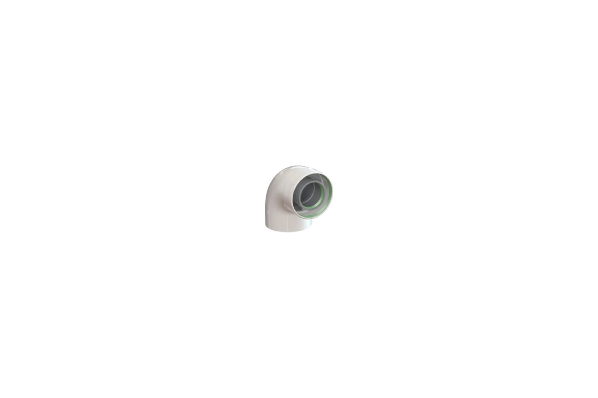 Колено коаксиальное 60x100-90 FT Group 772321