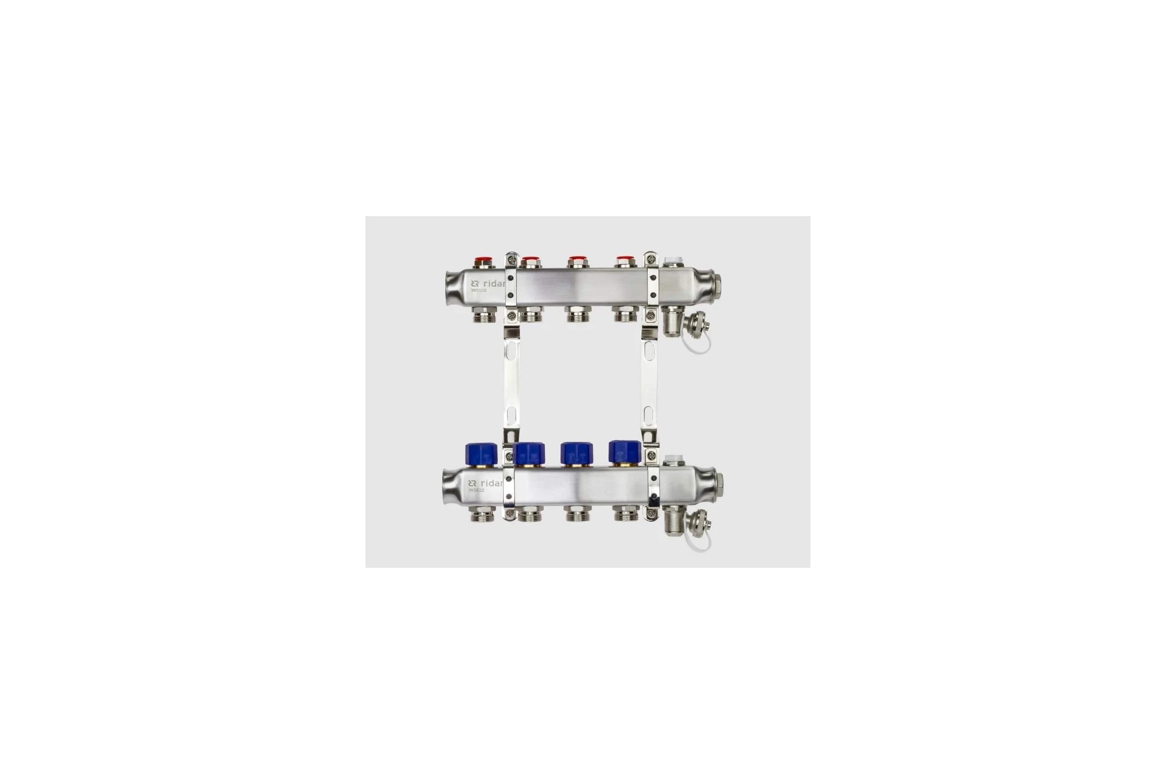 Комплект коллекторов Ридан SSM-5R set с кронштейнами, 5 контуров 088U0975R