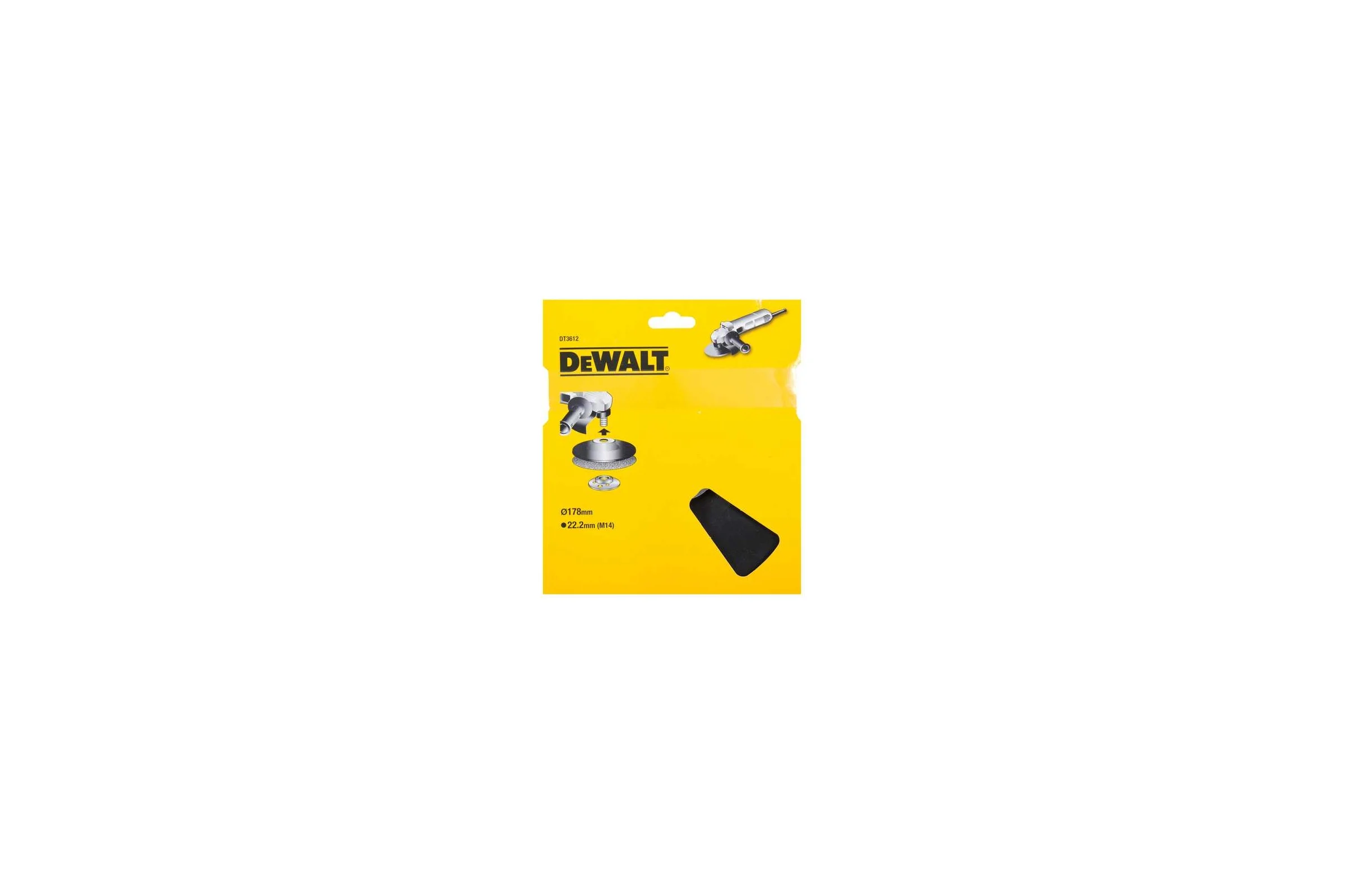 Шлифовальная тарелка 178 мм для УШМ Dewalt 137721 DT3612-QZ