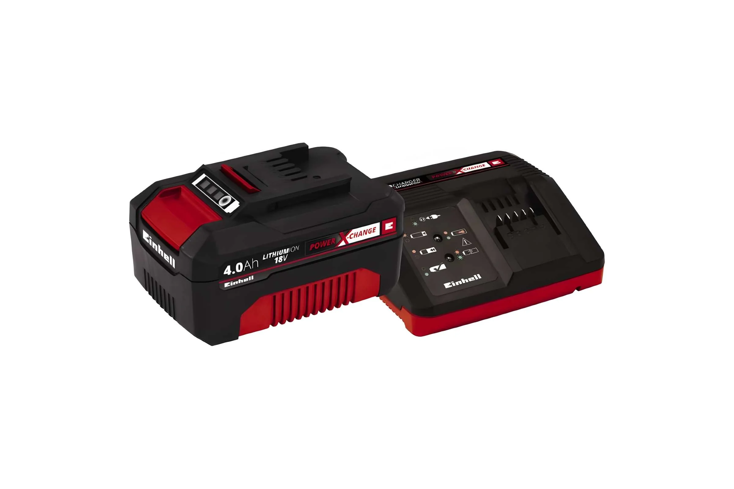 Устройство зарядное 3 А с аккумулятором EINHELL PXC 18 В, 4 Ач, Starter kit 4512042