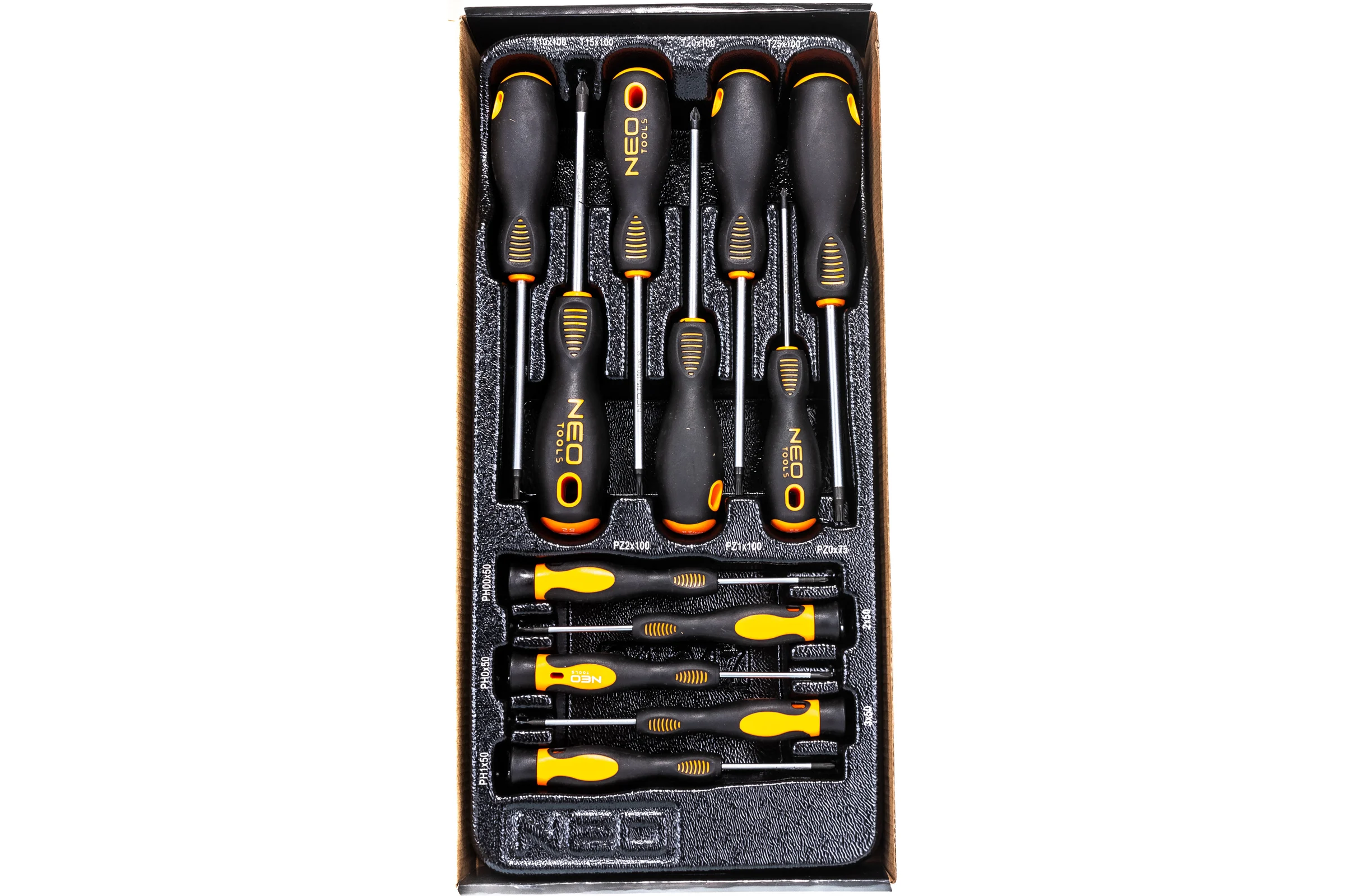 Набор отверток, 12 шт. PZ, TX NEO Tools 84-247