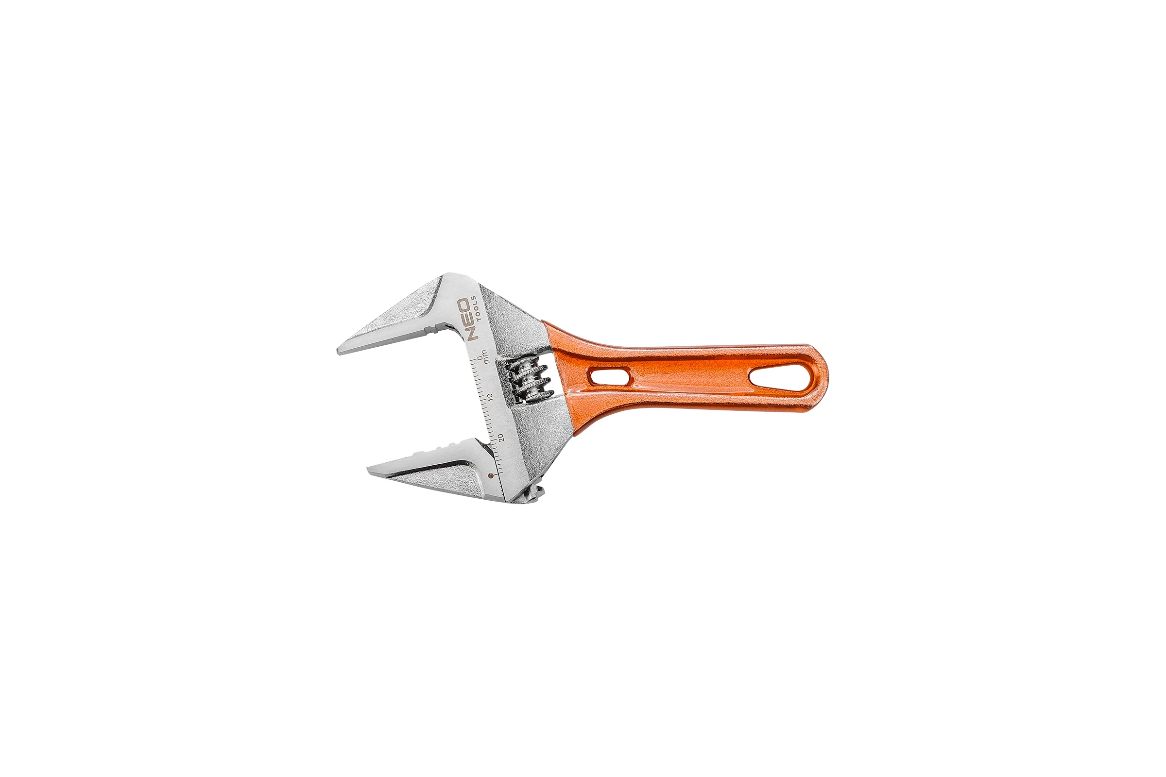Разводной ключ короткий 118 мм, рабочий диапазон 0-28 мм NEO Tools 03-019