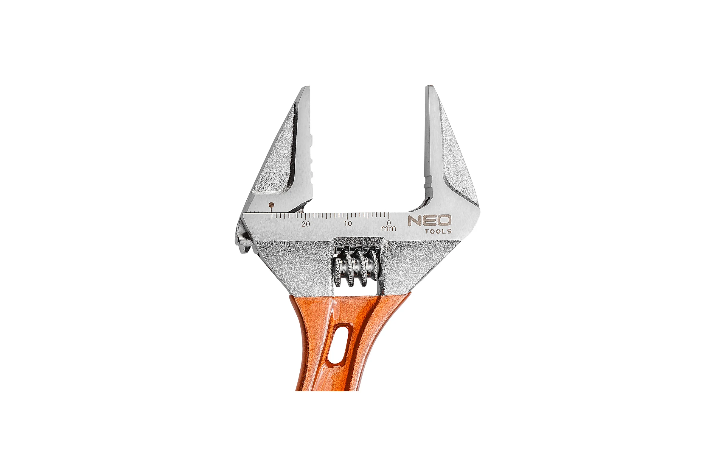 Разводной ключ короткий 118 мм, рабочий диапазон 0-28 мм NEO Tools 03-019
