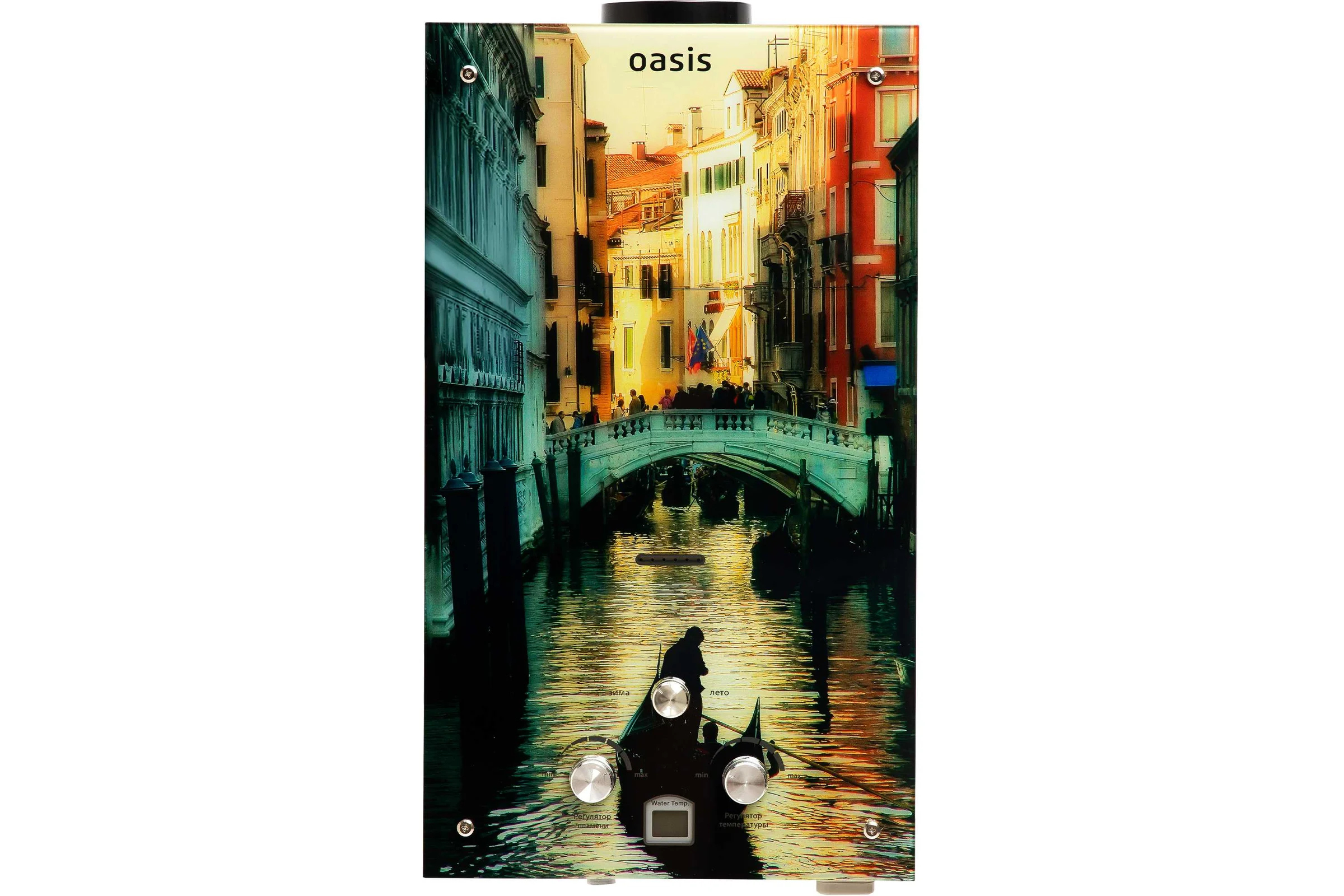 Газовый проточный водонагреватель Oasis Glass 20 TG